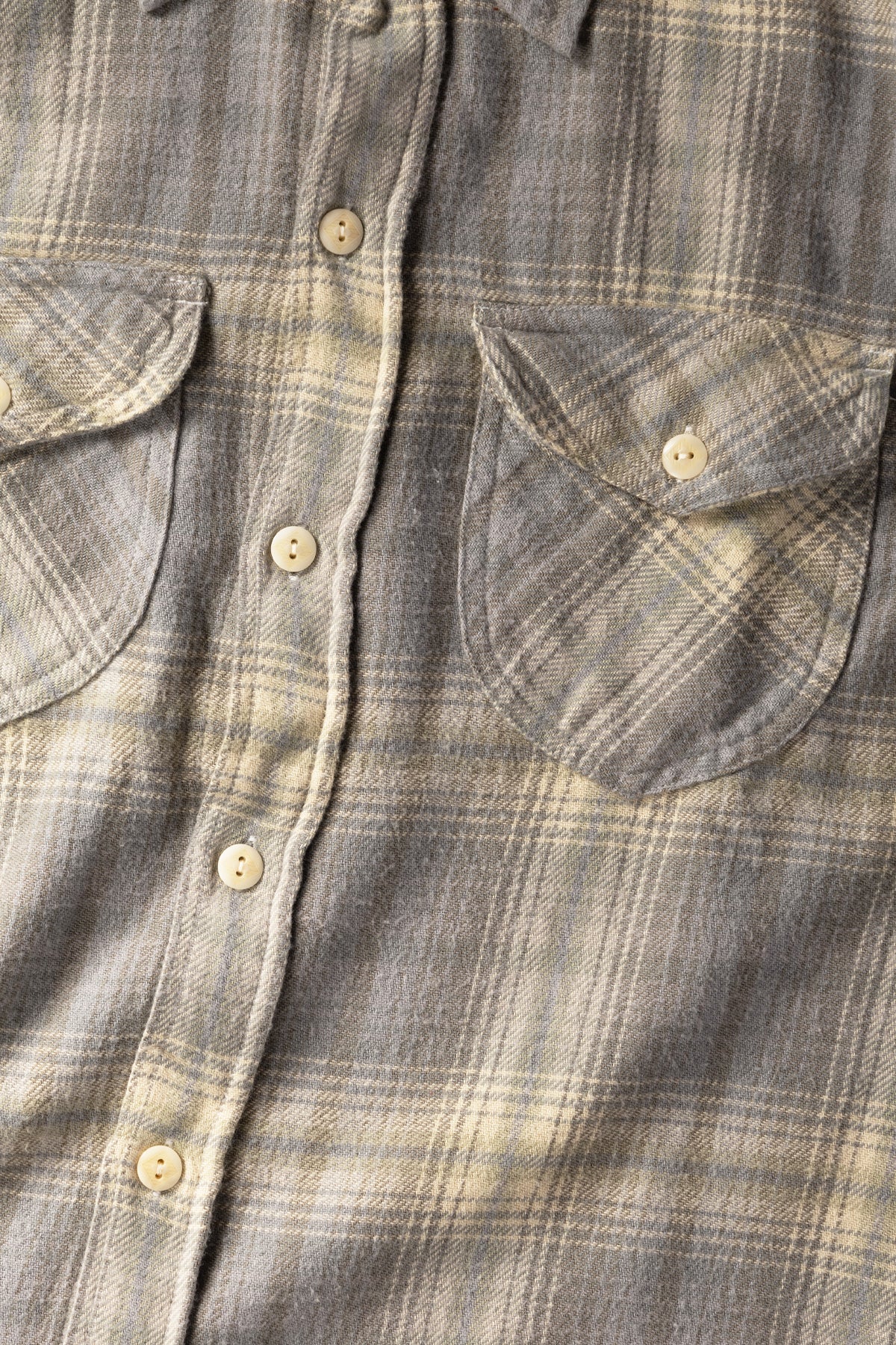 Wythe - Washed Flannel Workshirt - Late Frost - Canoe Club