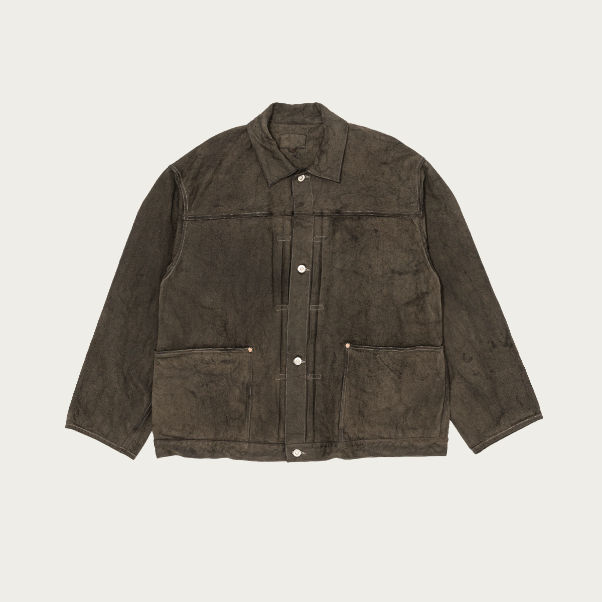 Yoko Sakamoto Pleats Jacket | Mugwort | Canoe Club