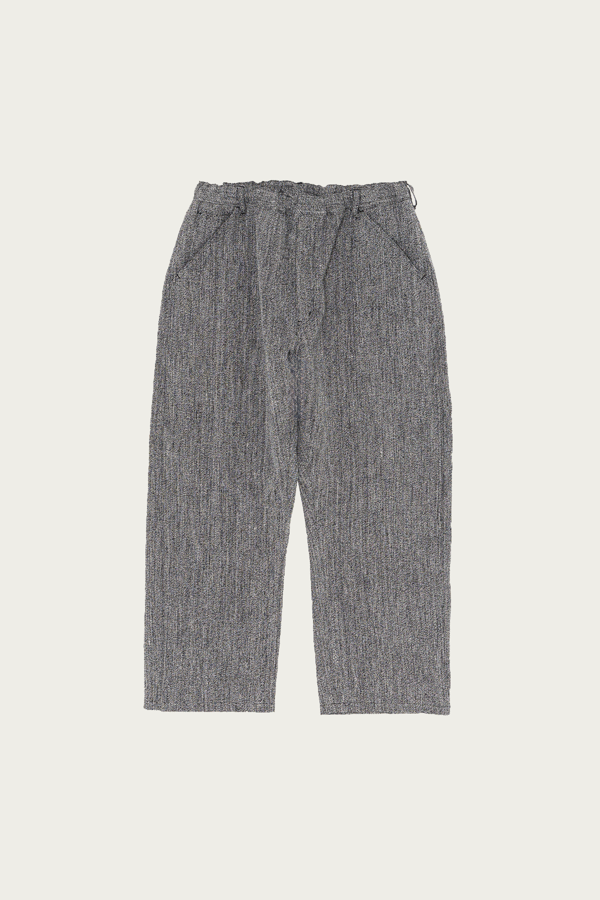 Yoko Sakamoto - Work 5 Pocket Easy Pants - Black & Beige - Canoe Club