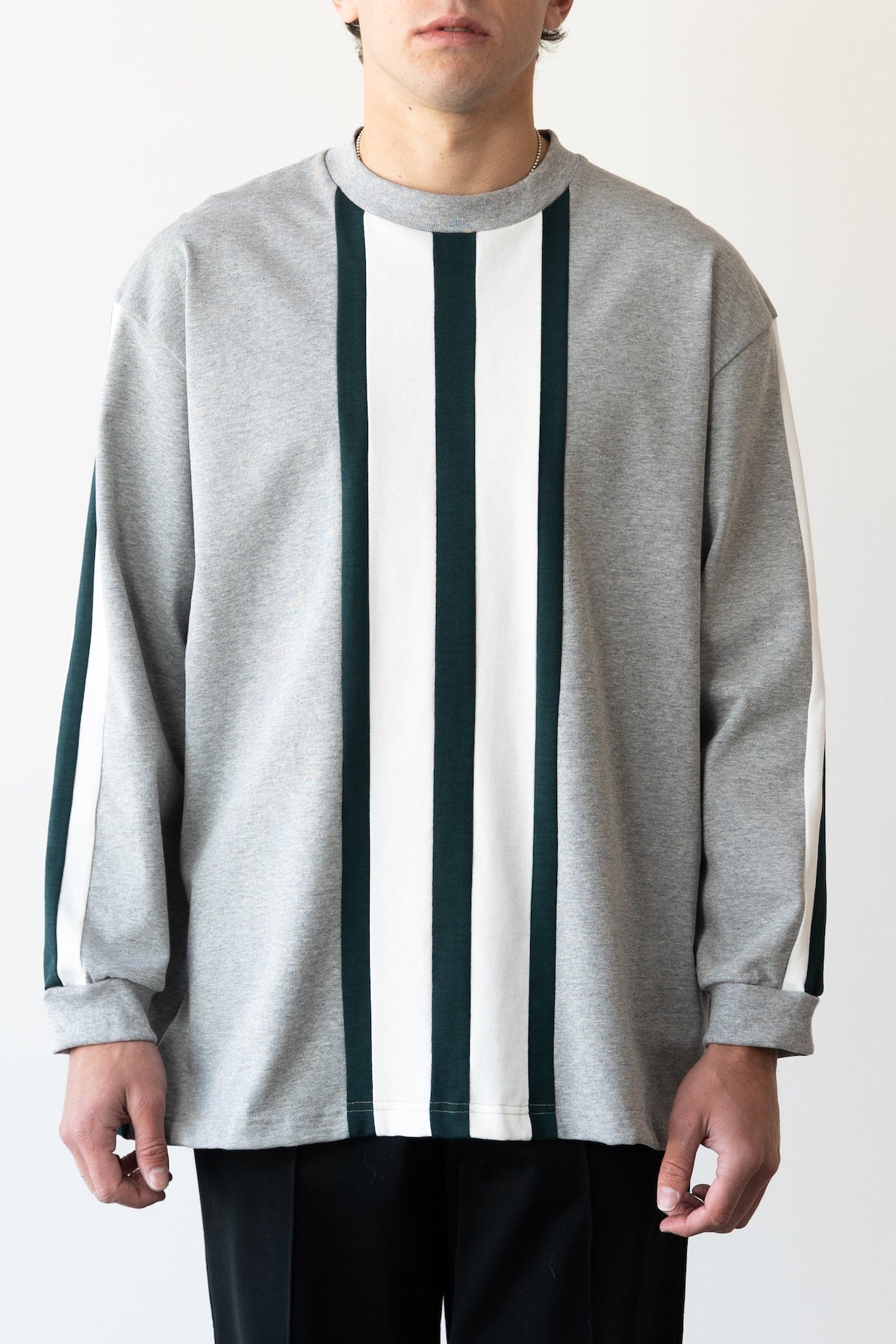 Noma t.d. - Stripe Tee - Gray - Canoe Club
