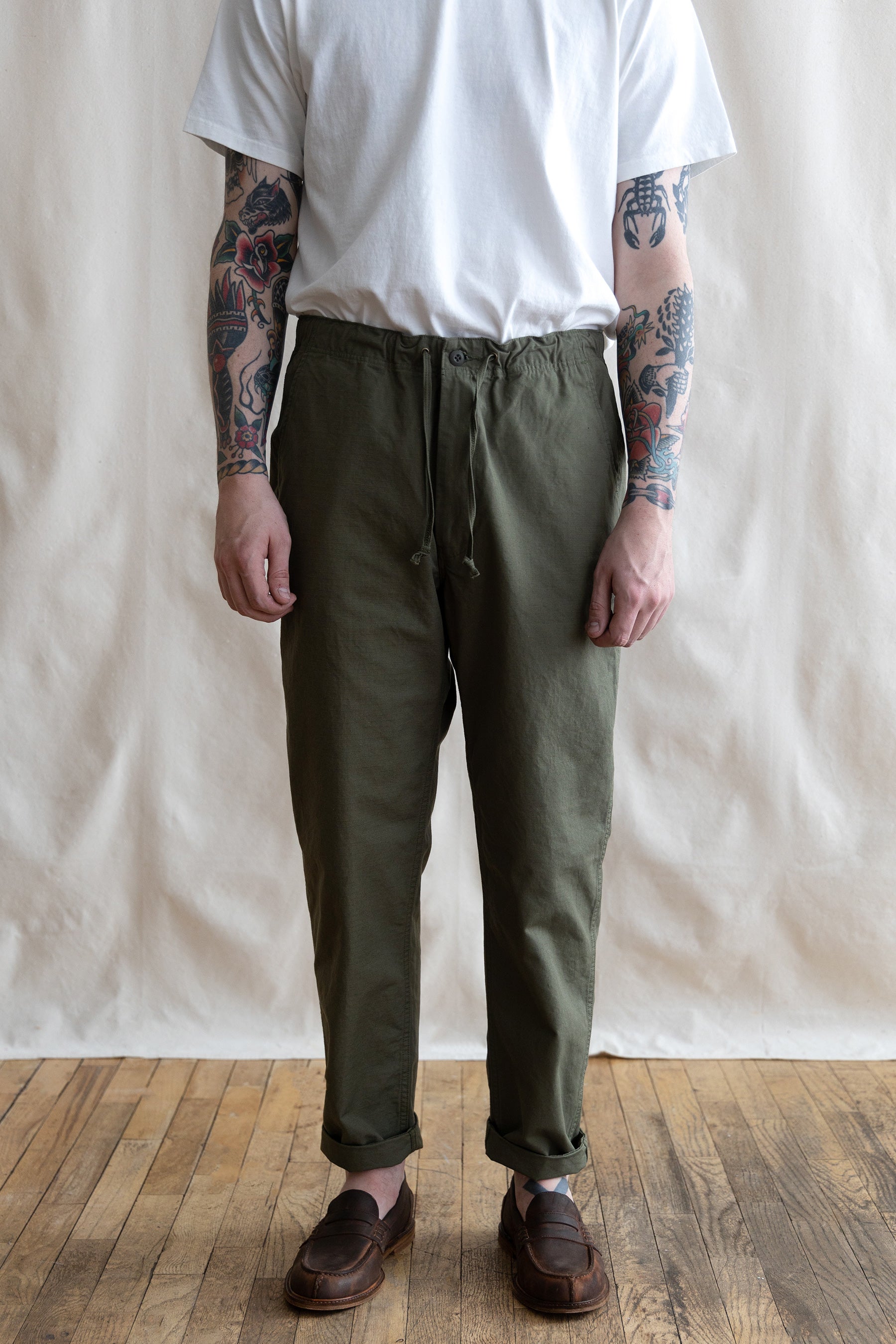 orSlow - New Yorker Pant - Army - Canoe Club