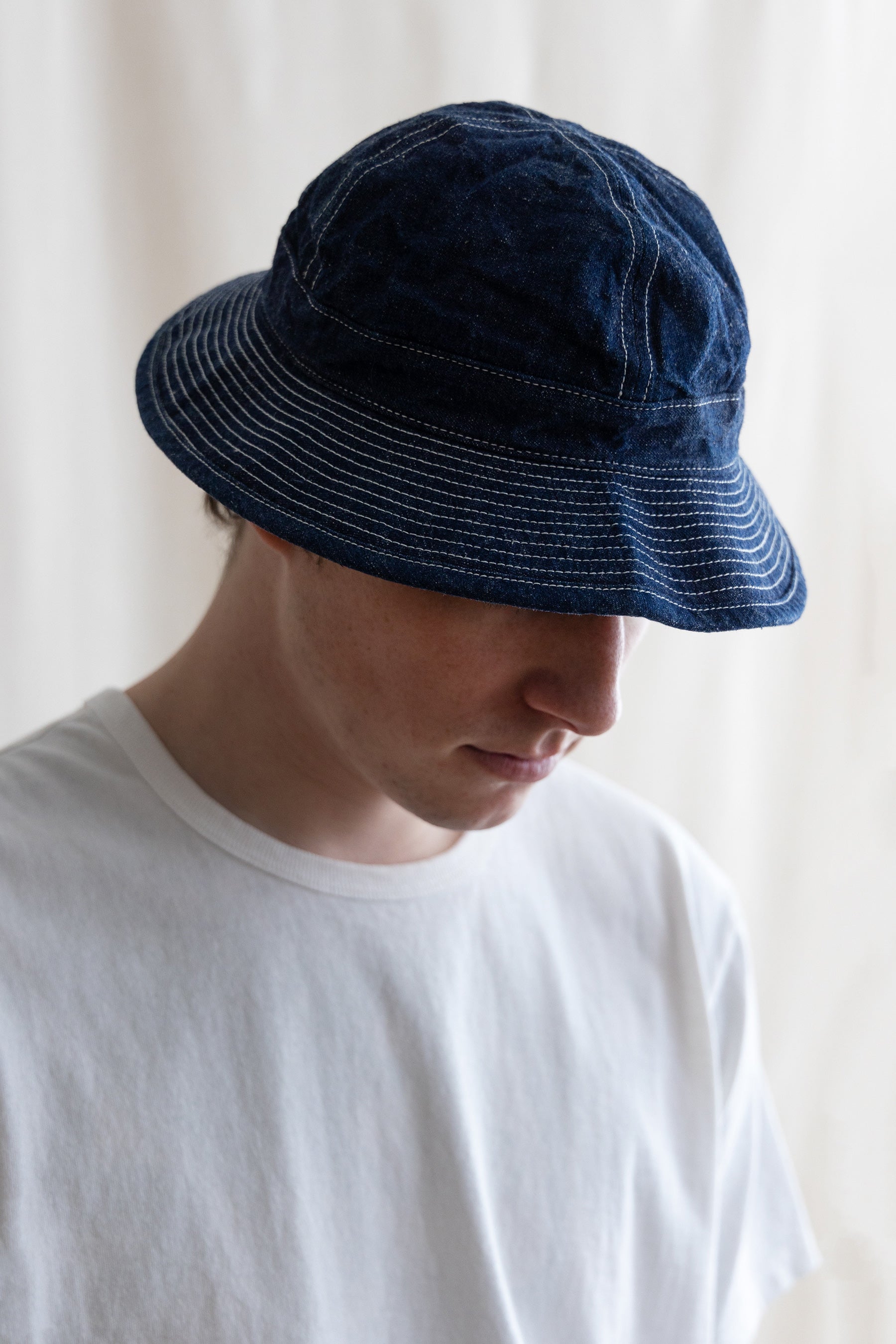 orSlow - US Navy Hat - Denim - Canoe Club
