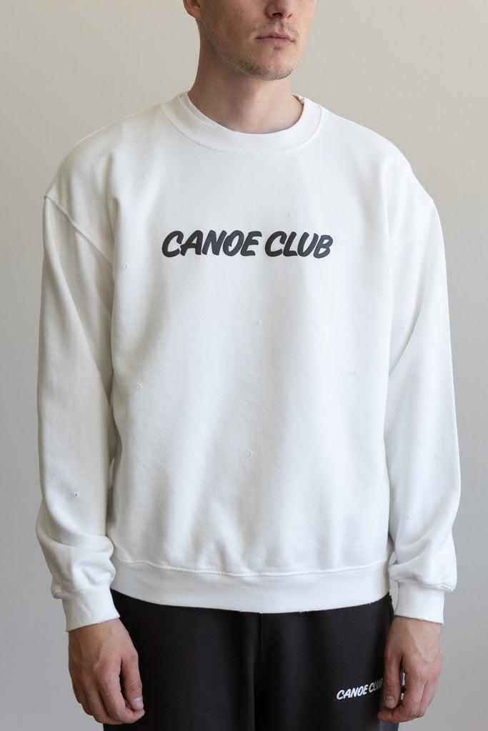 Canoe Club Collaborations - Canoe Club Crewneck - Natural - Canoe Club