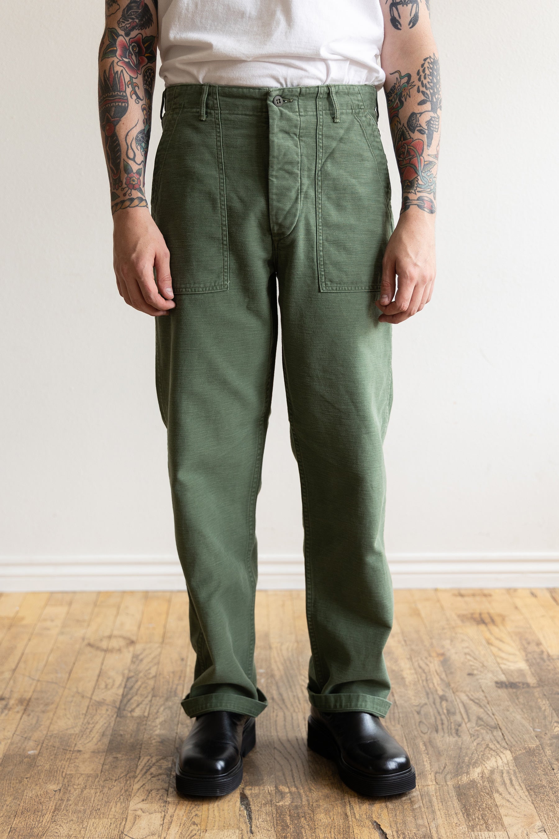 orSlow - US Army Fatigue Pants (Regular Fit) - Green Used - Canoe Club