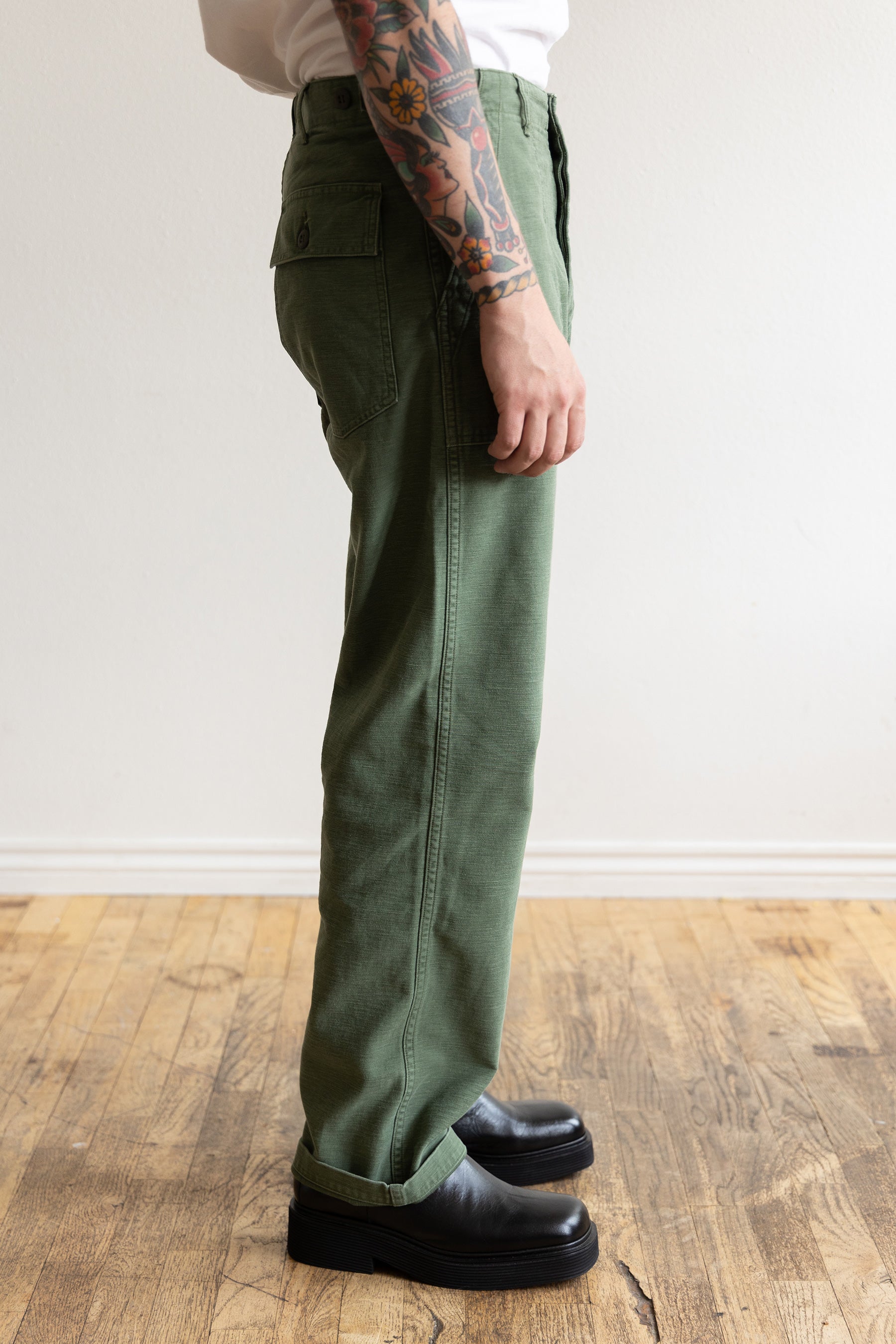 orSlow - US Army Fatigue Pants (Regular Fit) - Green Used - Canoe Club