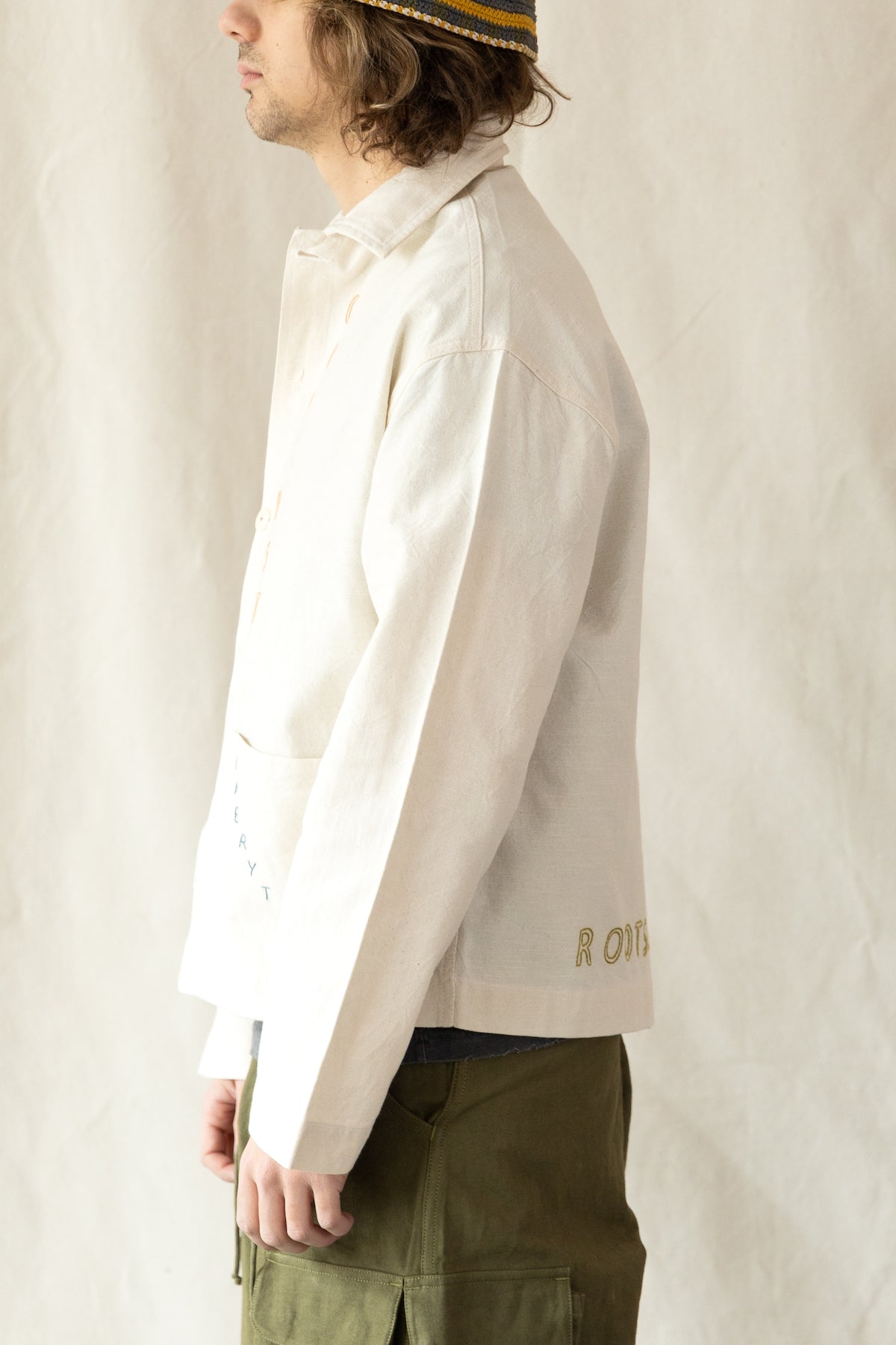 Story Mfg. - SOT Jacket - Ecru Ground Hugger - Canoe Club