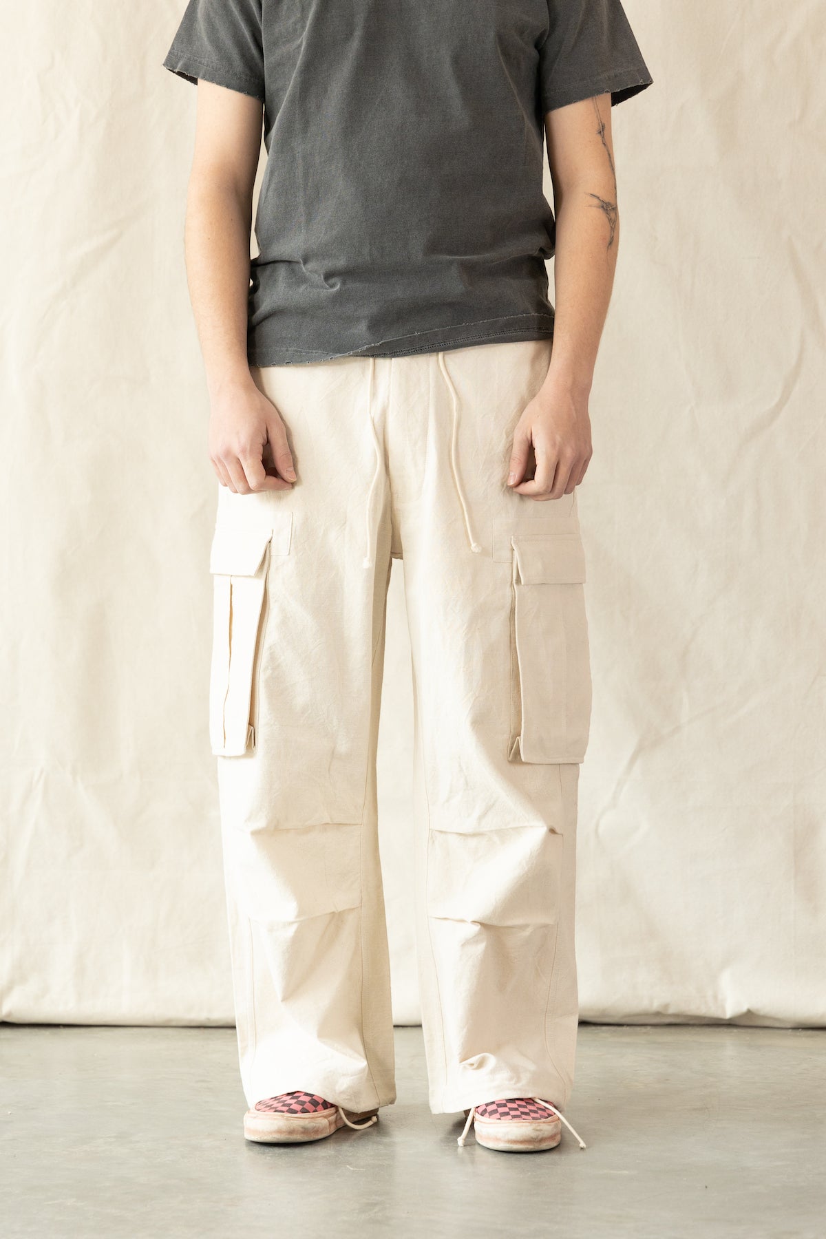 Story Mfg. - Peace Pants - Ecru Slub - Canoe Club