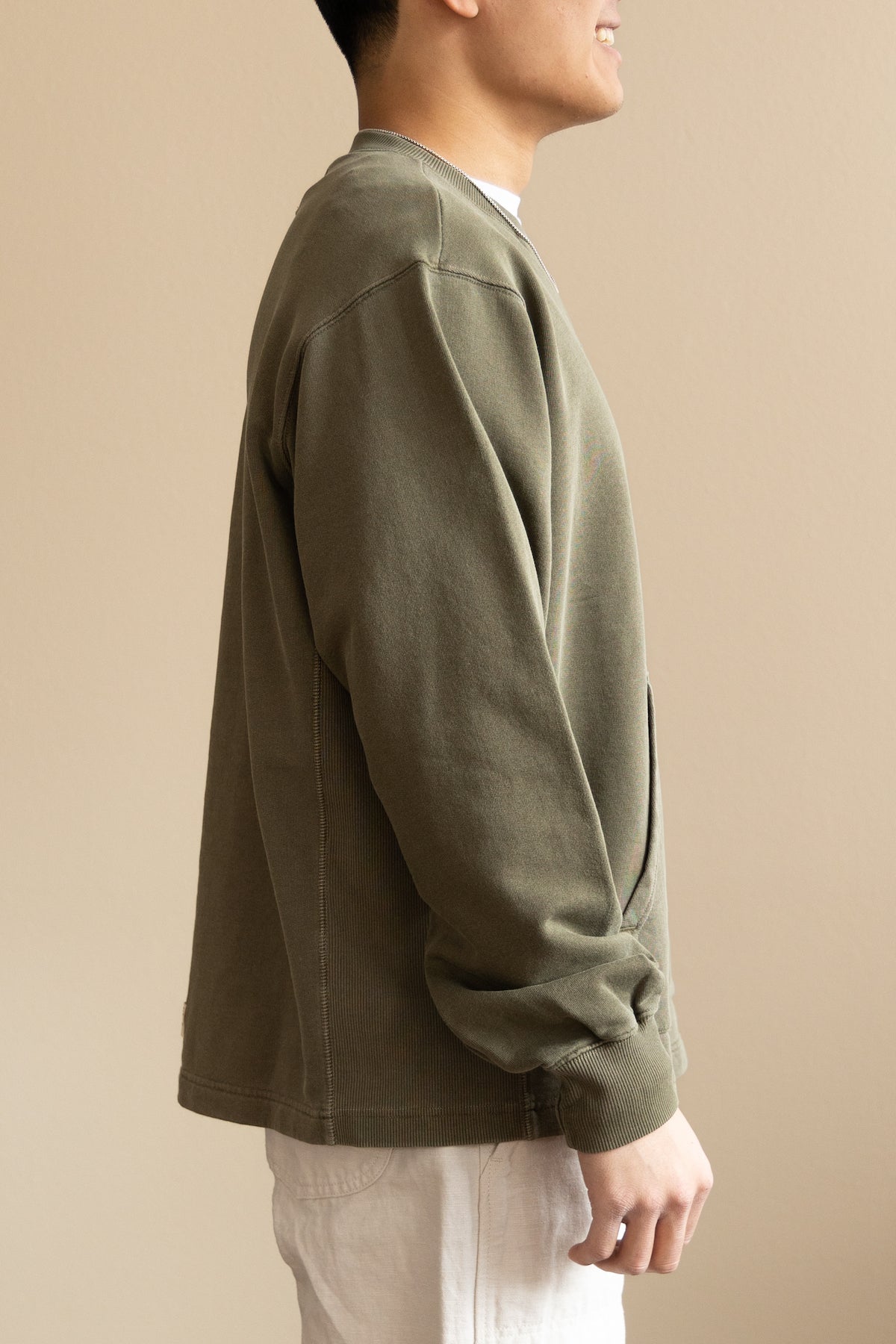Nigel Cabourn - Training Sweater - USMC Green - Canoe Club