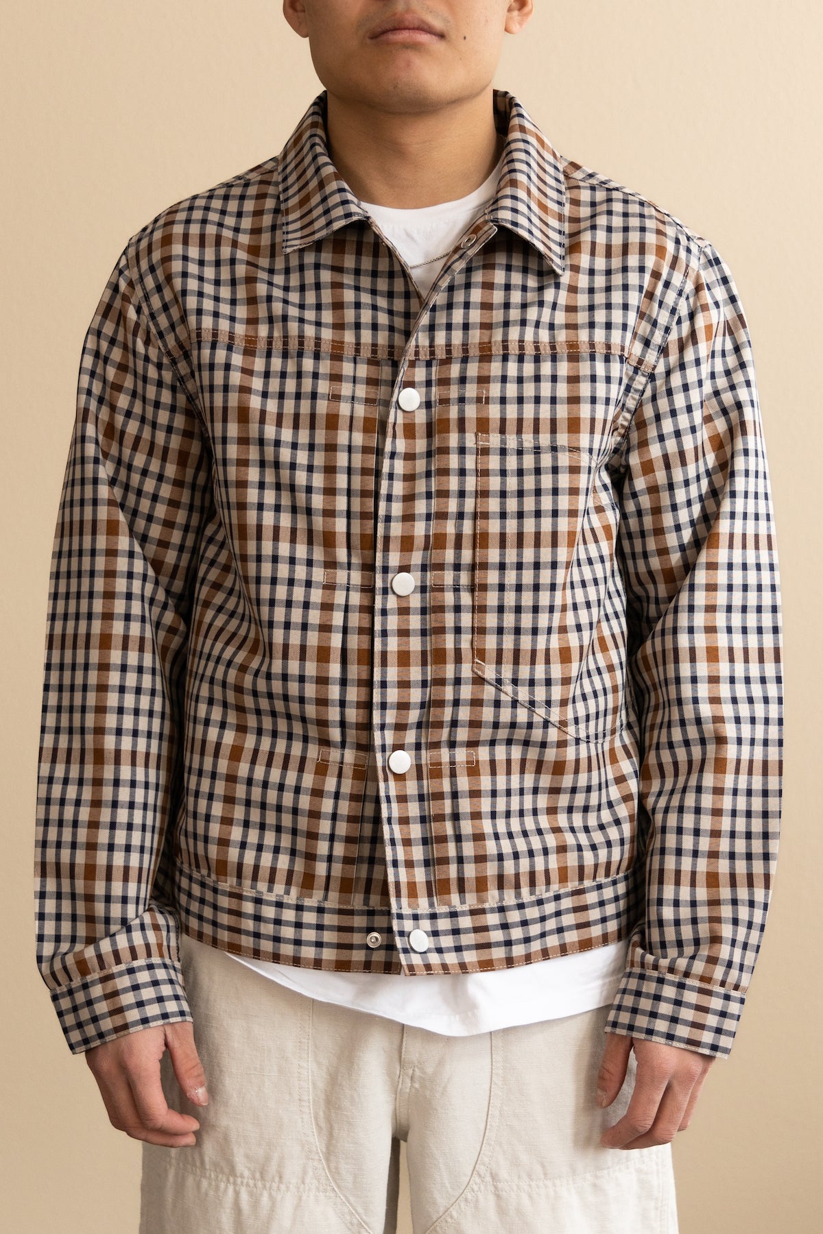 Nigel Cabourn - Japanese Type I - Stone Check - Canoe Club