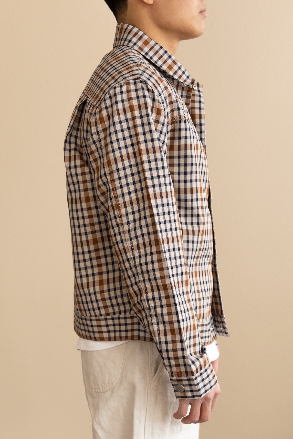 Nigel Cabourn - Japanese Type I - Stone Check - Canoe Club
