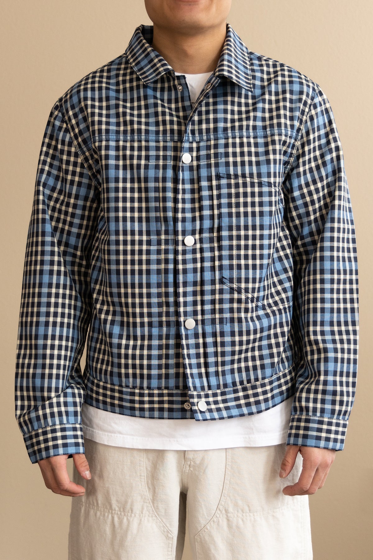 Nigel Cabourn - Japanese Type I - Navy Check - Canoe Club
