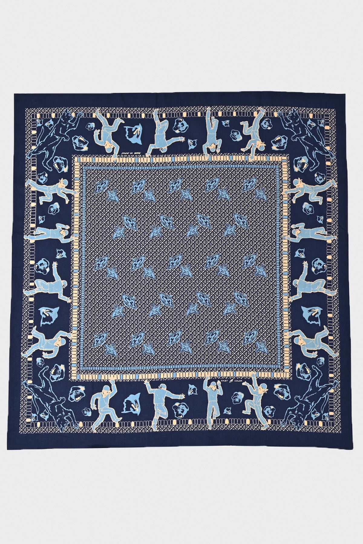 One Ear Brand - "Eejyanaika" Bandana - Indigo Asagi - Canoe Club