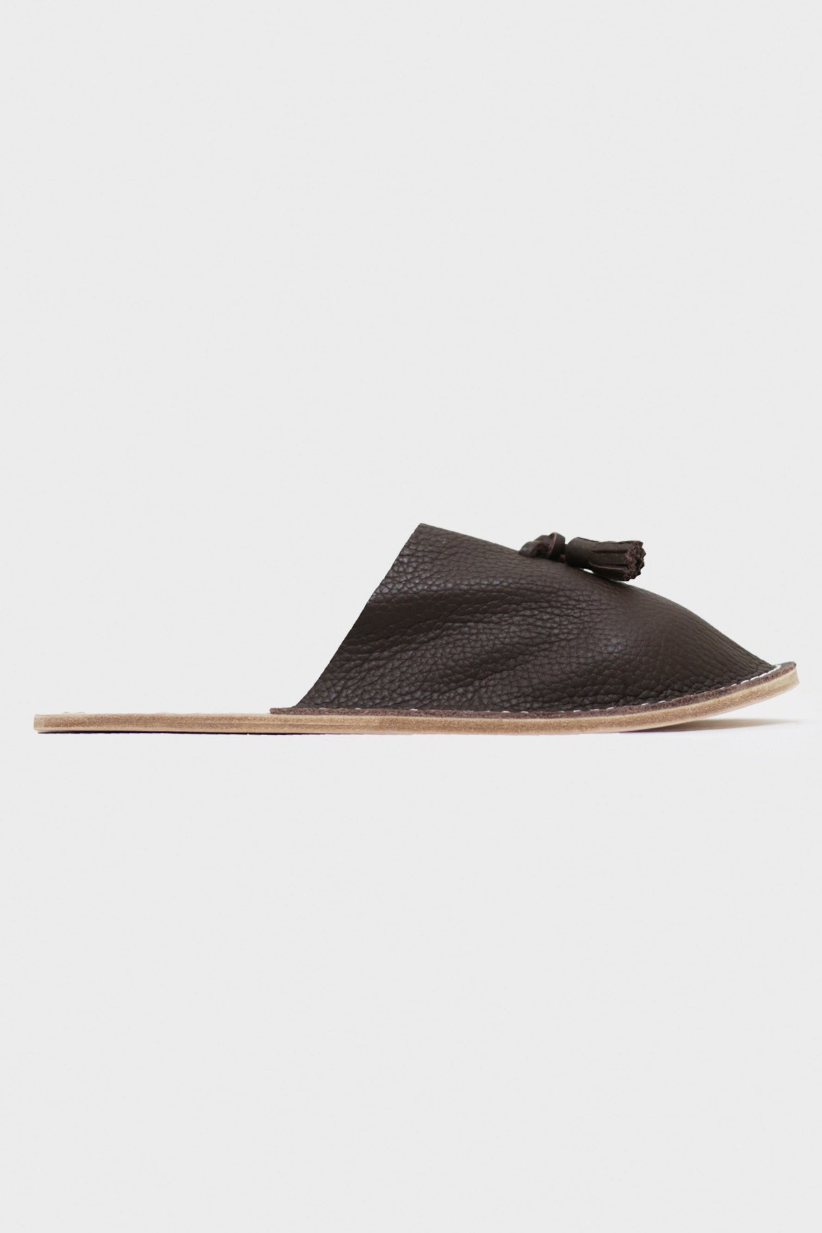 Hender Scheme - Leather Slipper - Dark Brown - Canoe Club