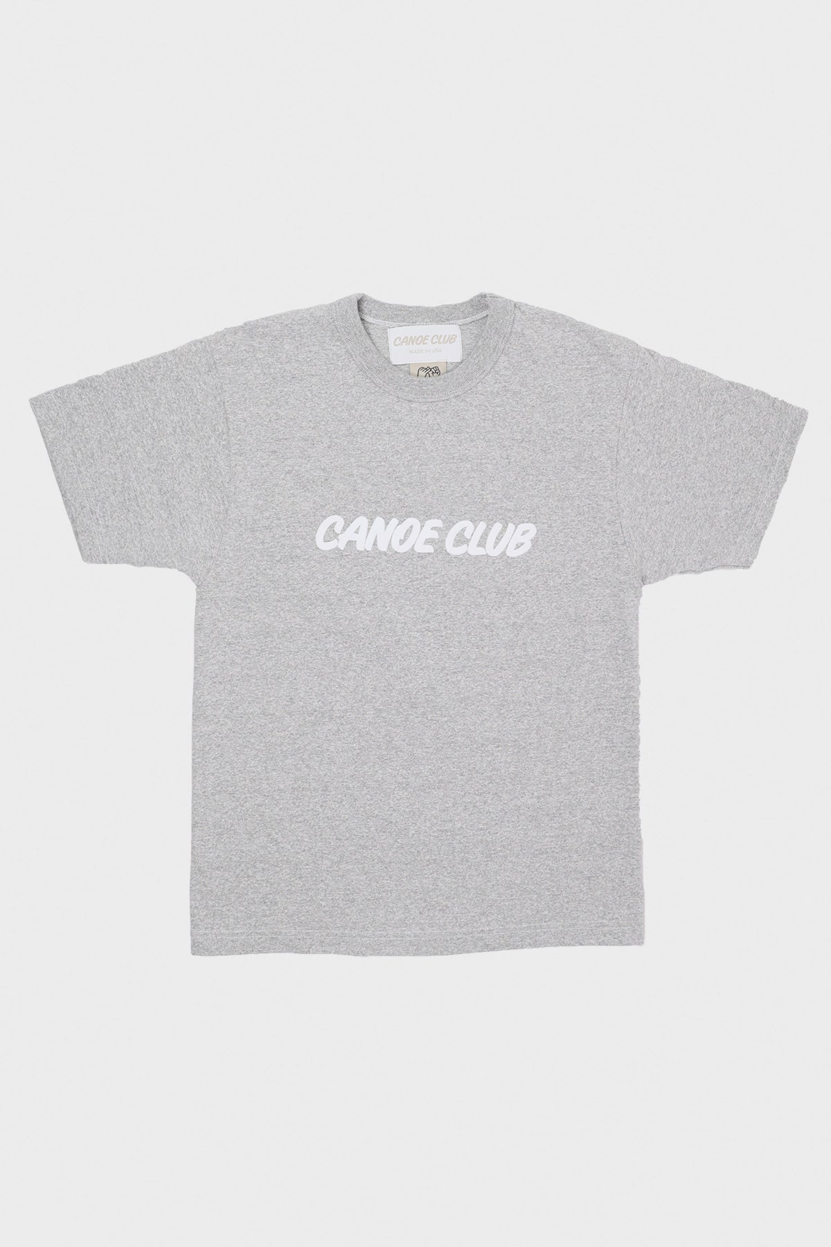 Canoe Club Collaborations - Shop Tee Center Logo - Heather Grey - Canoe Club