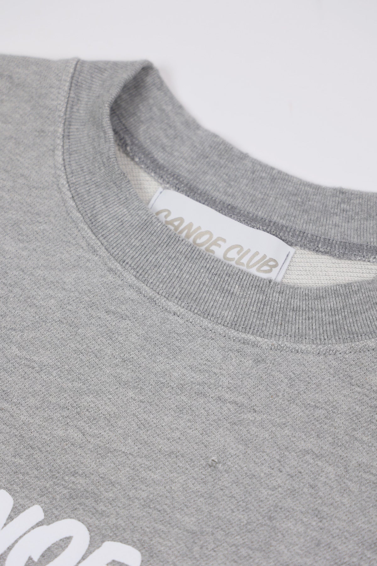Canoe Club Collaborations - Canoe Club Crewneck - Heather Grey - Canoe Club