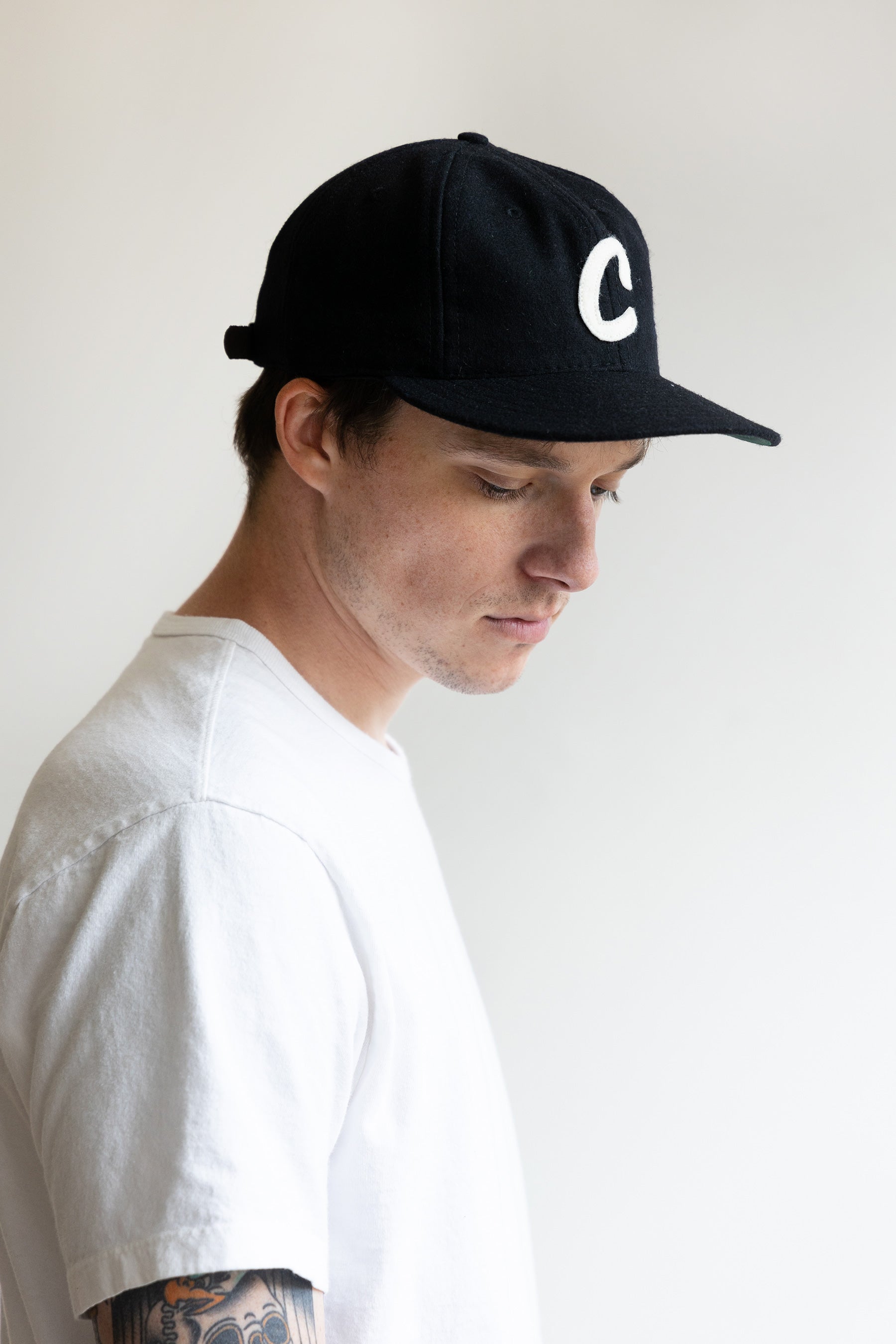 Canoe Club Collaborations - Canoe Club x Ebbets Field Ball Cap - Black - Canoe Club
