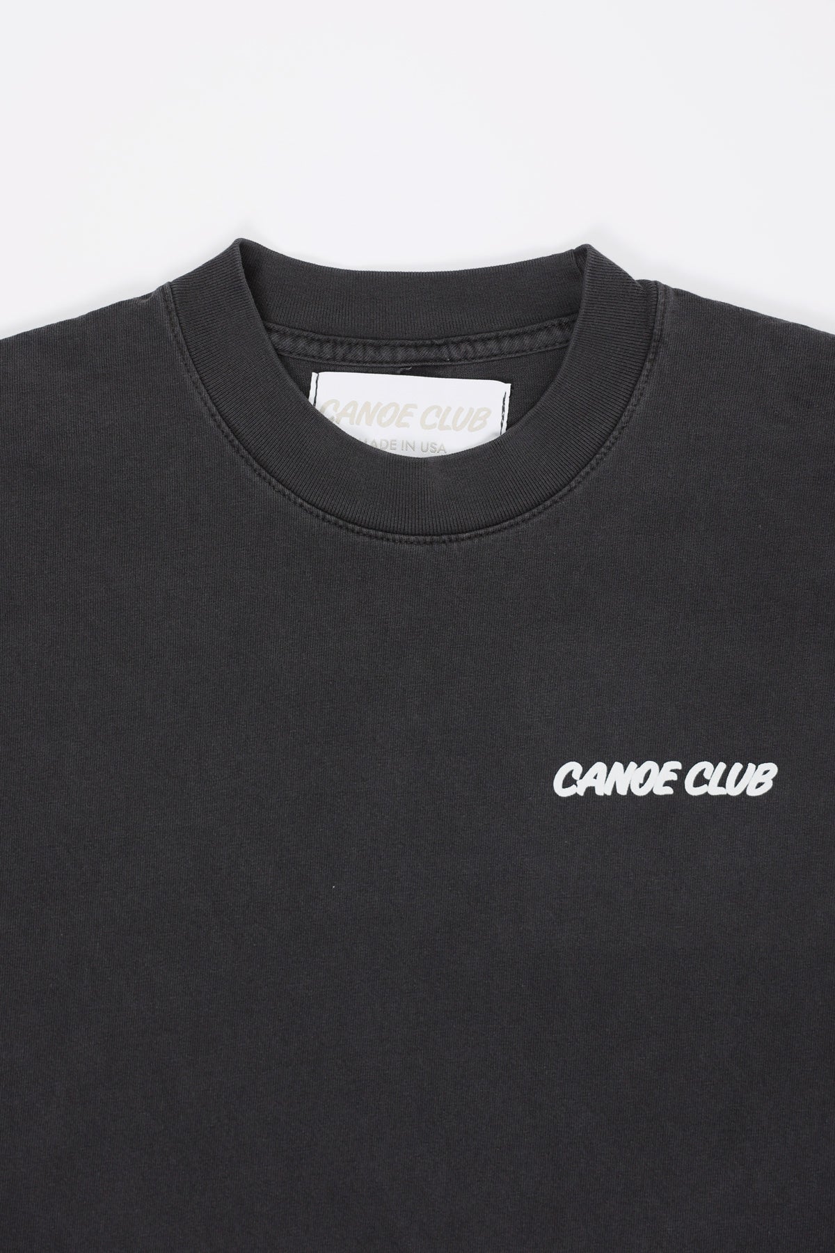 Canoe Club Collaborations - Shop Tee Small Logo - Vintage Black - Canoe Club