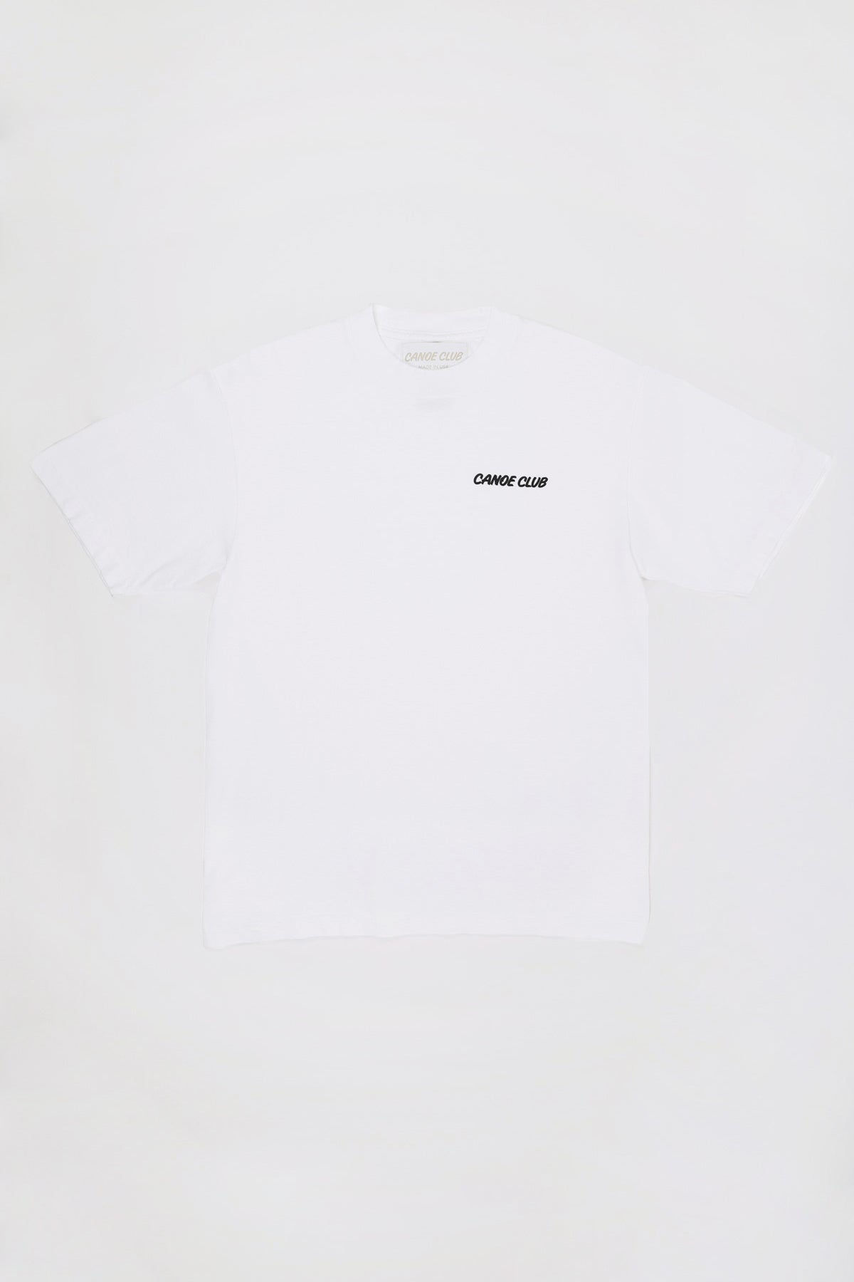 Canoe Club Collaborations - Shop Tee Small Logo - White - Canoe Club