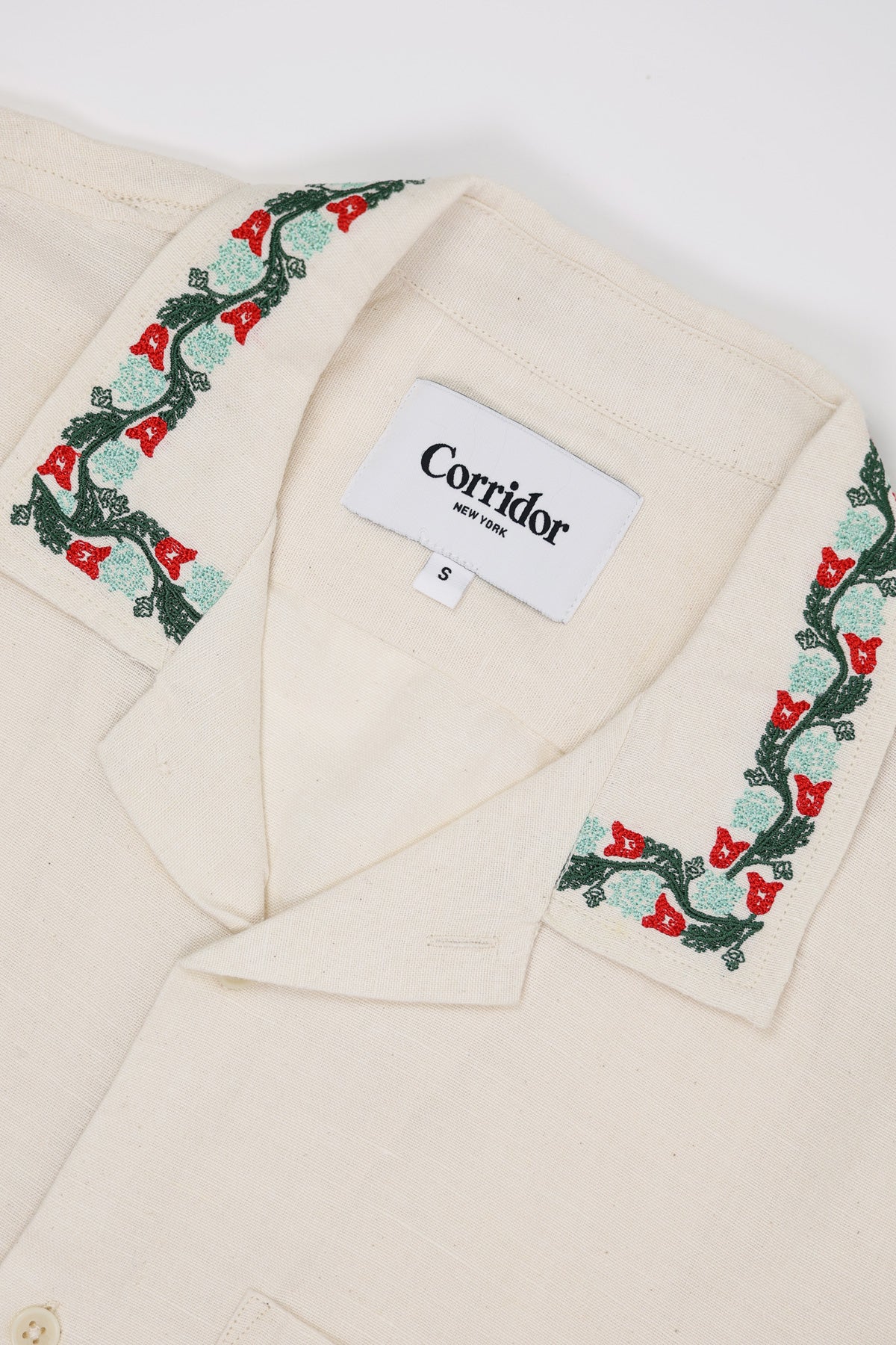Corridor - Hamsa Floral Linen - Natural - Canoe Club