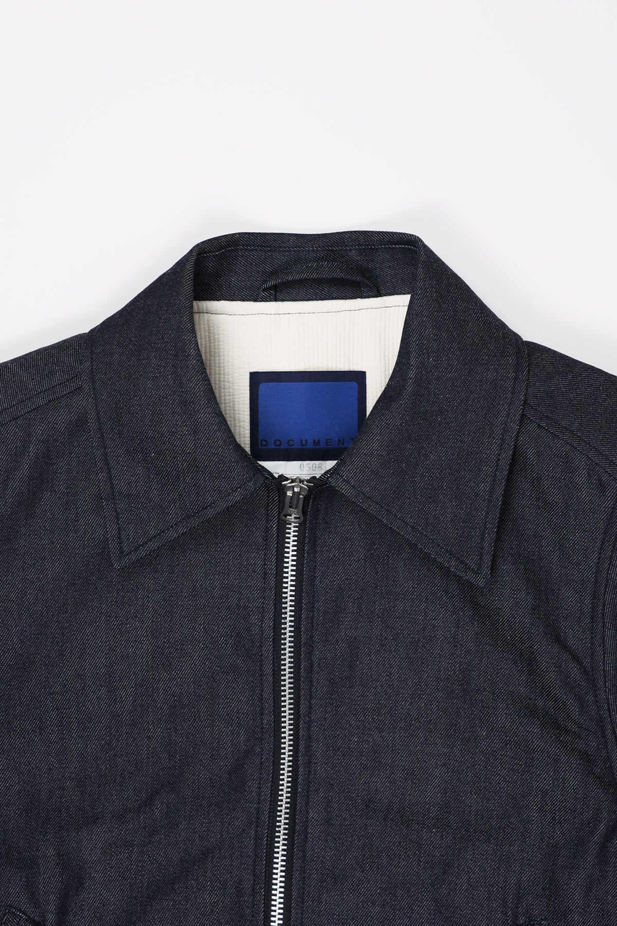 Document - Denim Harrington Jacket - Indigo - Canoe Club