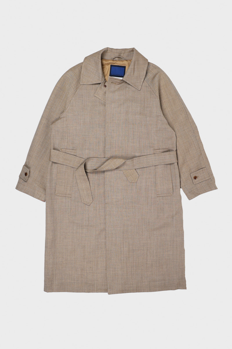 Document Lightweight Wool Balmacaan | Beige | Canoe Club