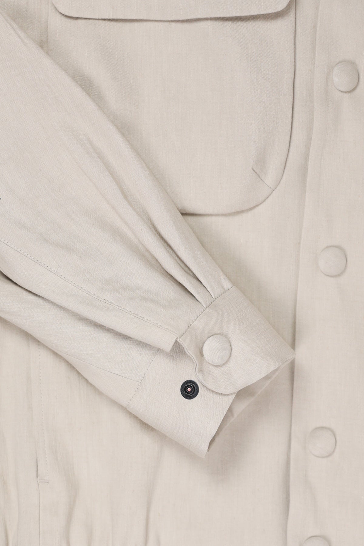 Document - Linen CPO Jacket - Beige - Canoe Club