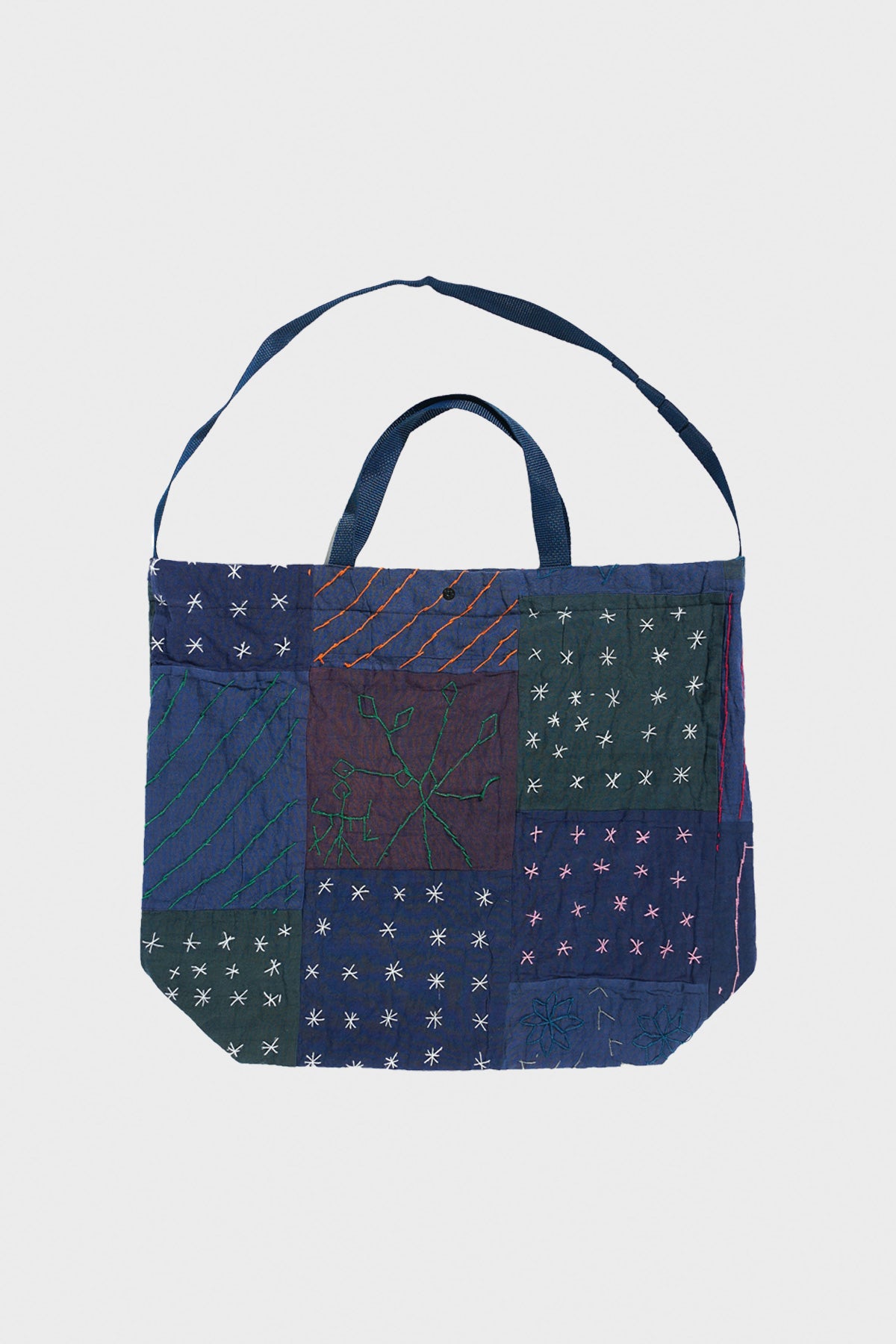 Engineered Garments - Carry All Tote - Navy Square Handstitch - Canoe Club