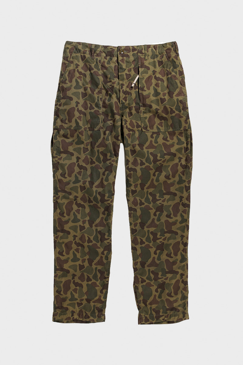 Engineered Garments Fatigue Pant | Olive Camo 6.5oz Flat