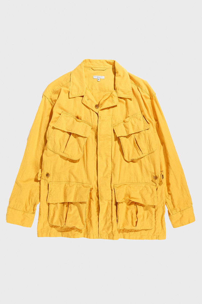 Engineered Garments Jungle Fatigue Jacket | Yellow Cotton Sheeting | Canoe  Club