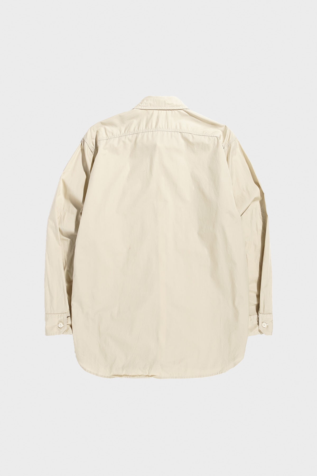 Engineered Garments - Work Shirt - Beige Superfine Poplin - Canoe Club