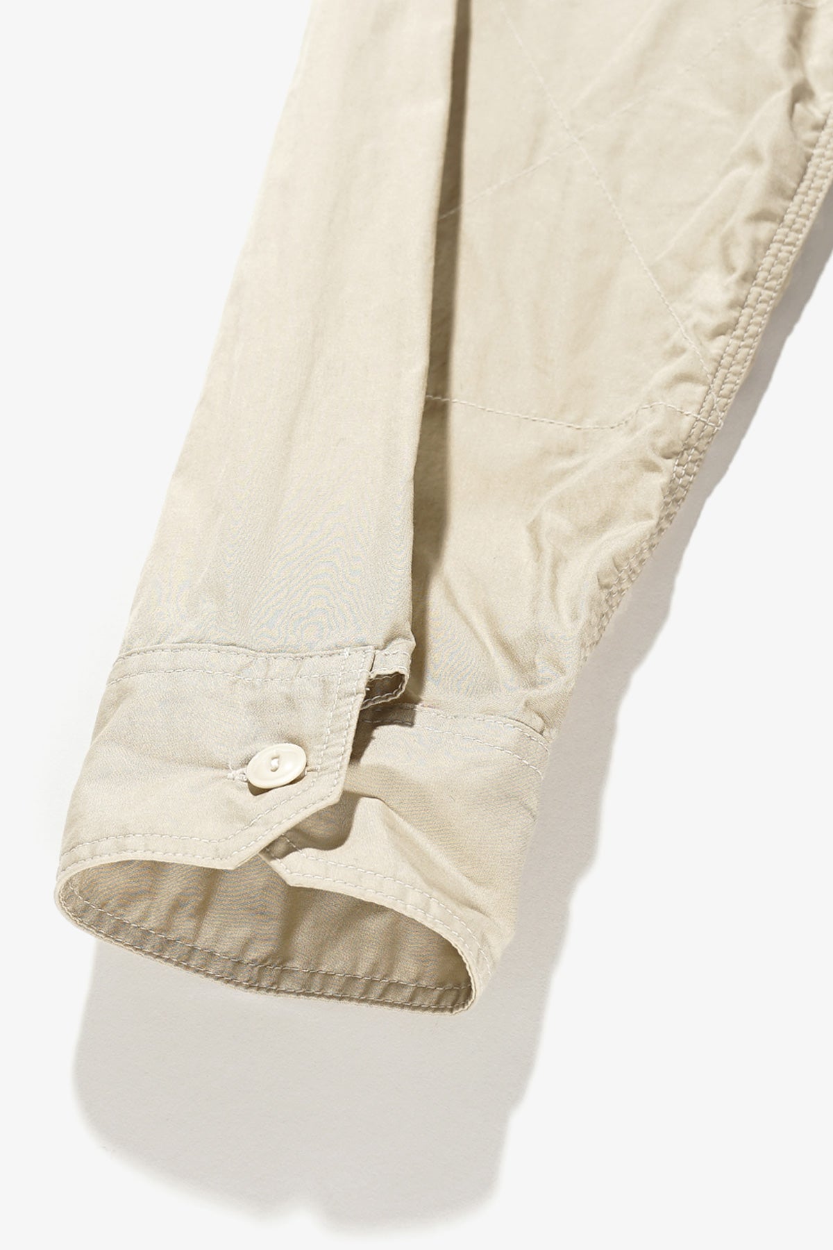 Engineered Garments - Work Shirt - Beige Superfine Poplin - Canoe Club