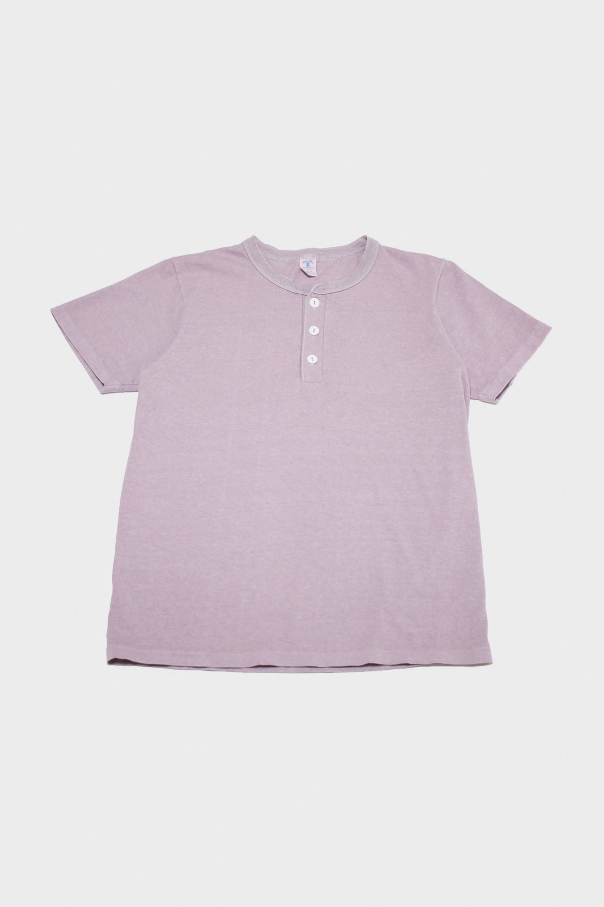 Velva Sheen - Short Sleeve Henley - Wisteria Pigment Dye - Canoe Club