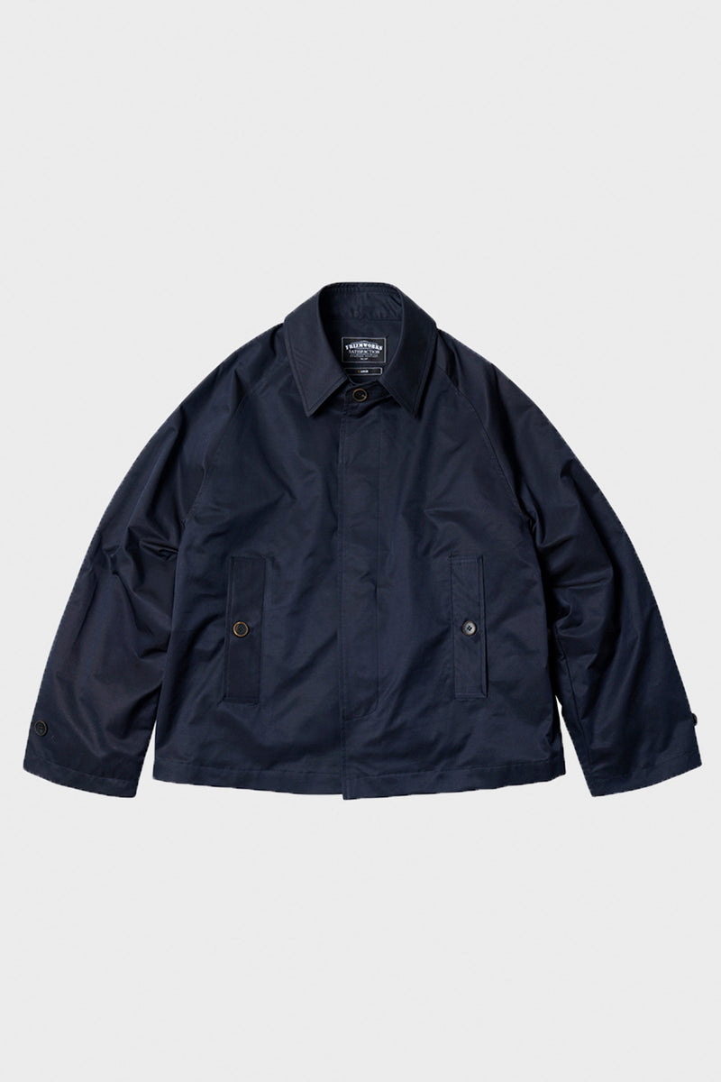 Frizmworks Solar Twill Balmacaan Half Jacket | Navy | Canoe Club