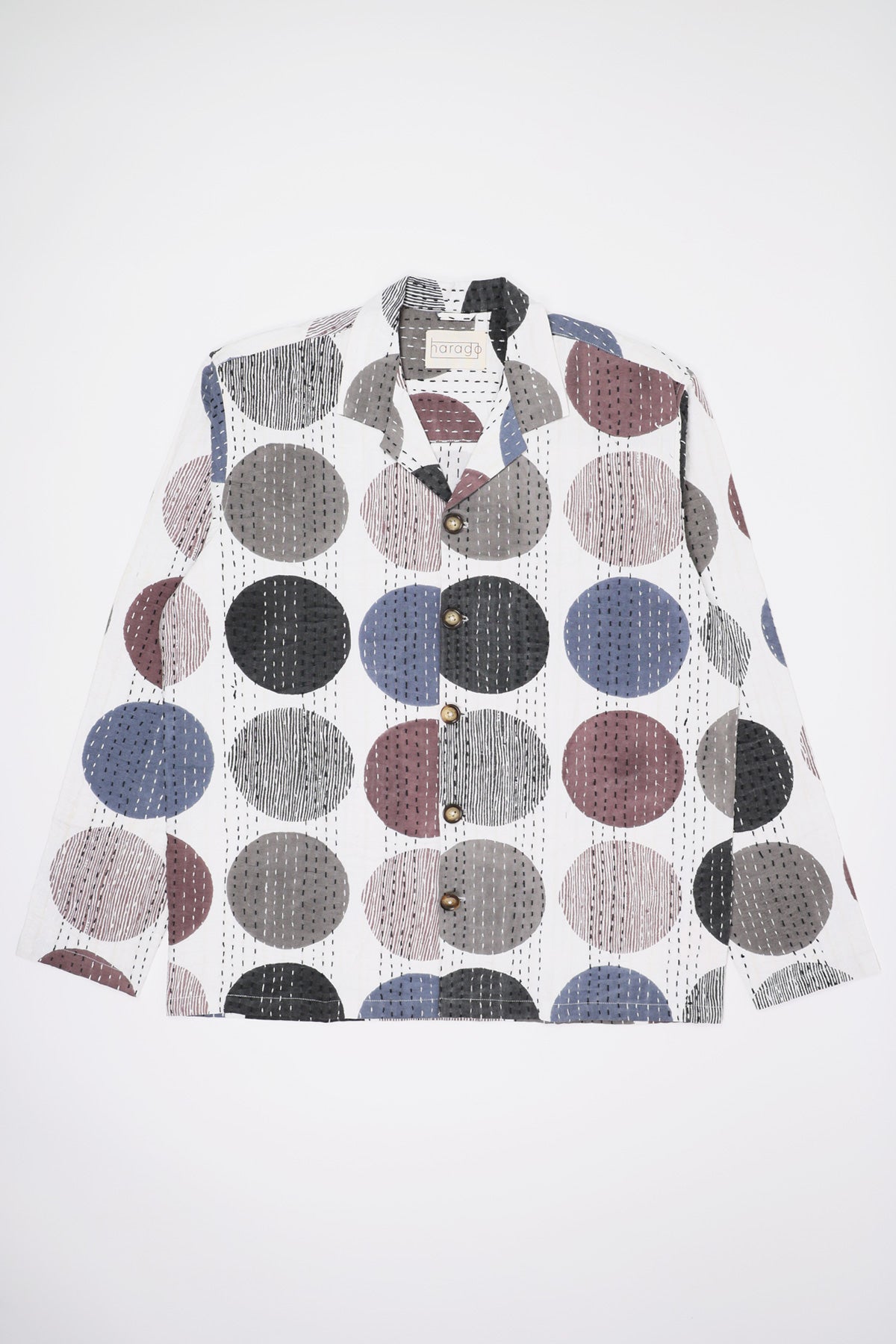 Harago - Printed Kantha Jacket - Multi - Canoe Club