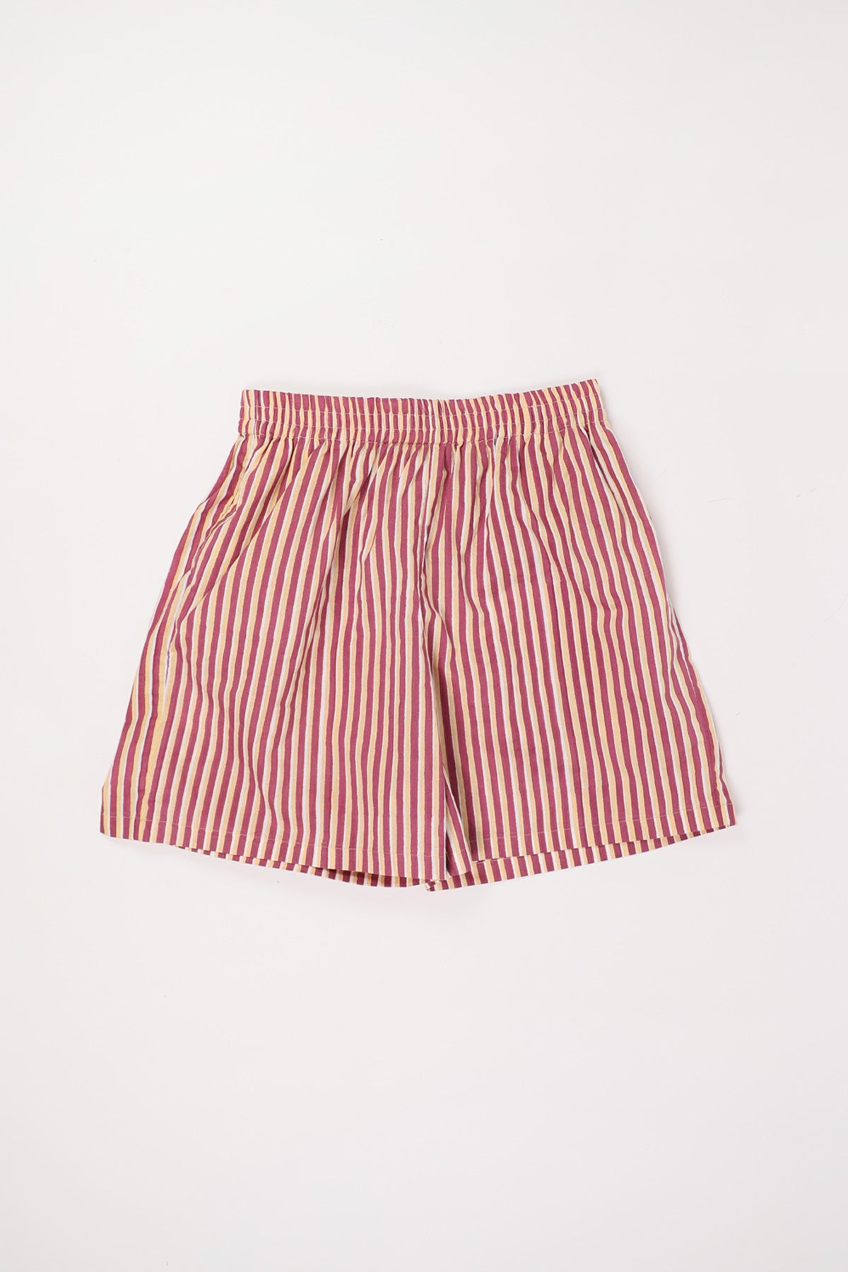 Harago - Stripe Shorts - Maroon - Canoe Club