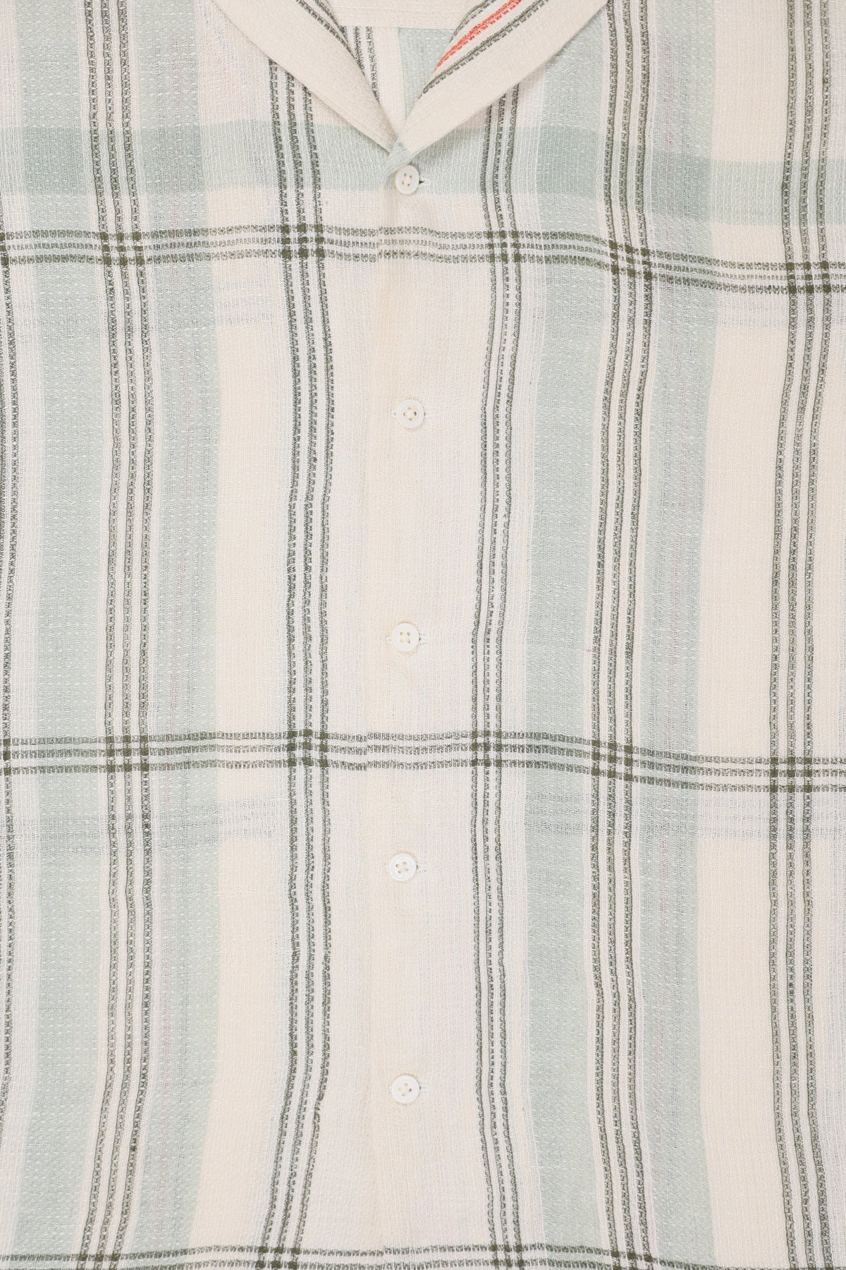 Harago - Textured Linen Shirt - Off White - Canoe Club