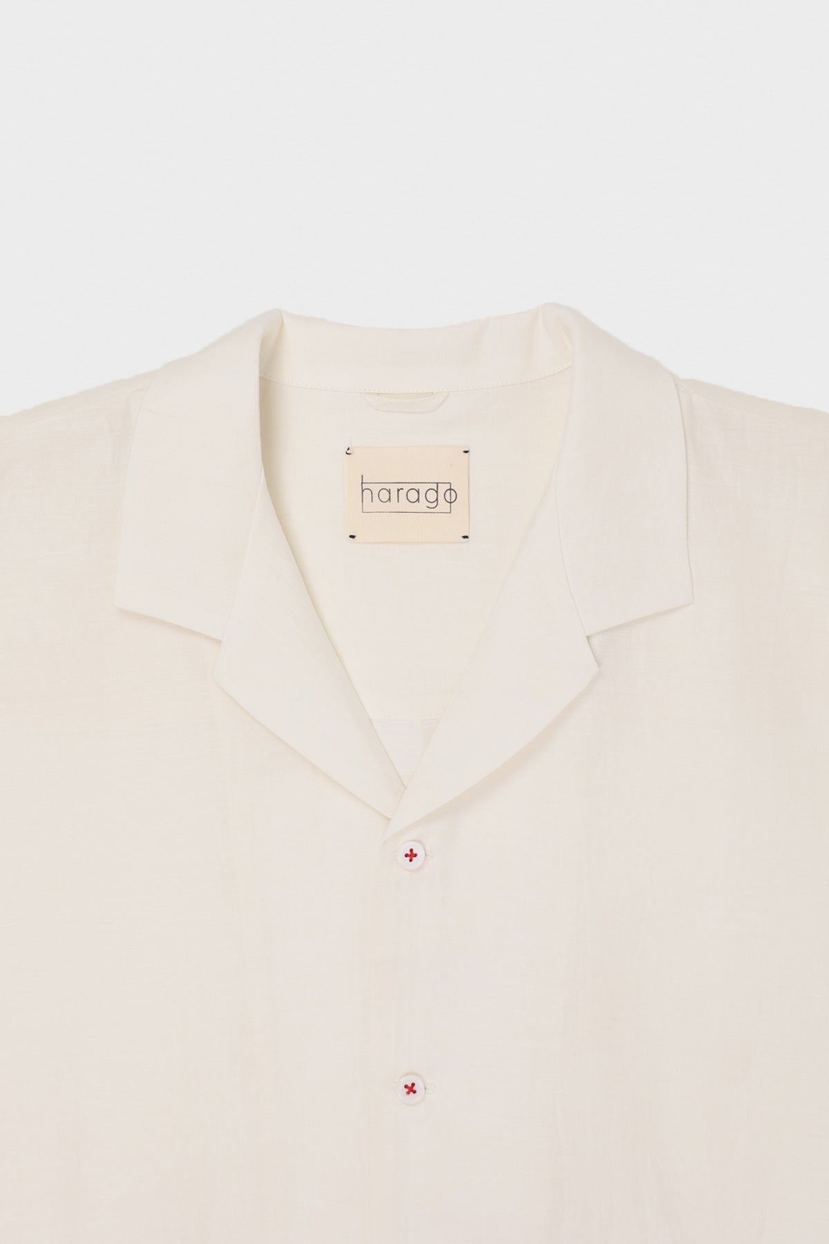 Harago - Tiger Safari Embroidered Shirt - Off White - Canoe Club