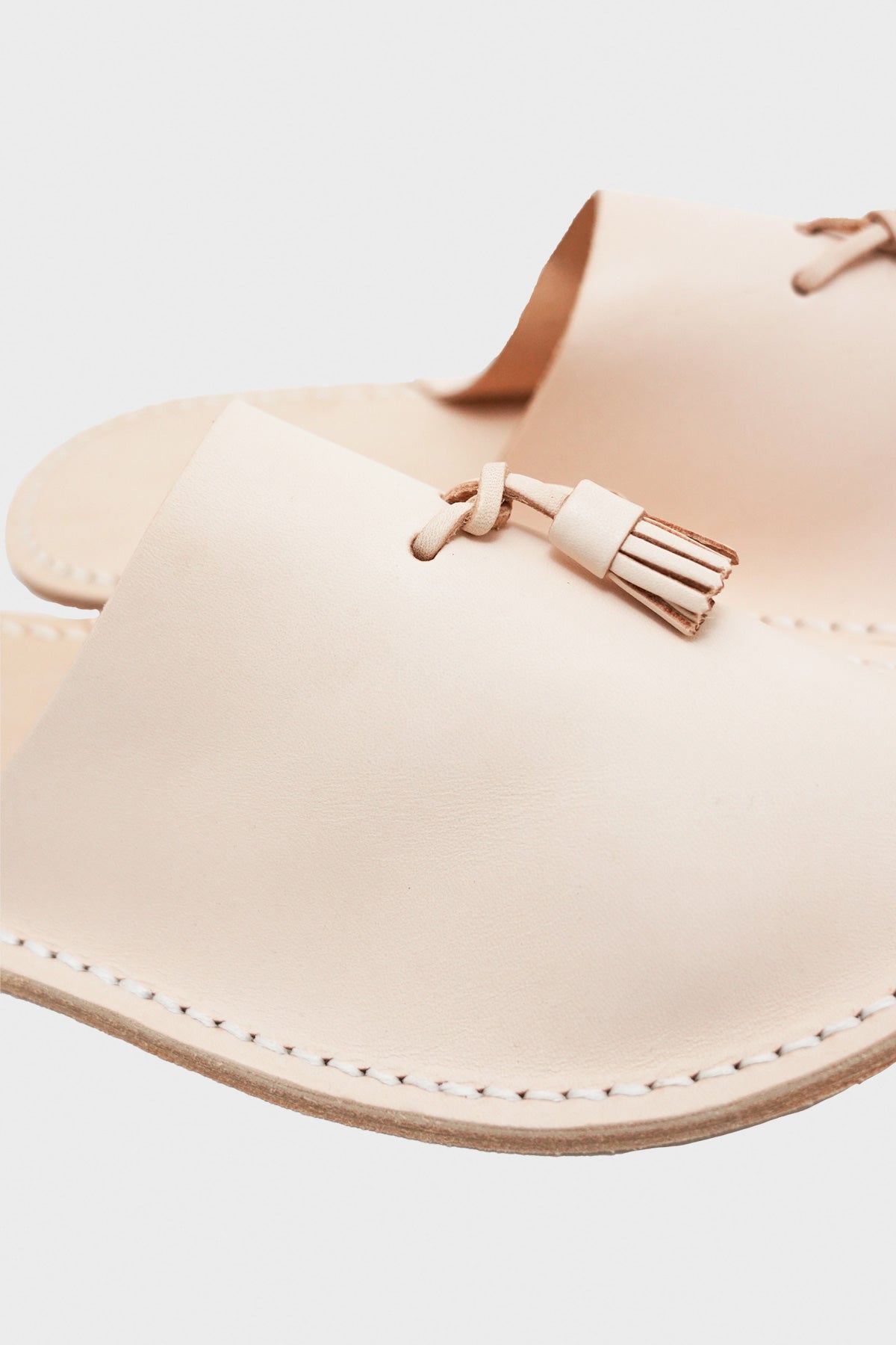 Hender Scheme - Leather Slipper - Natural - Canoe Club