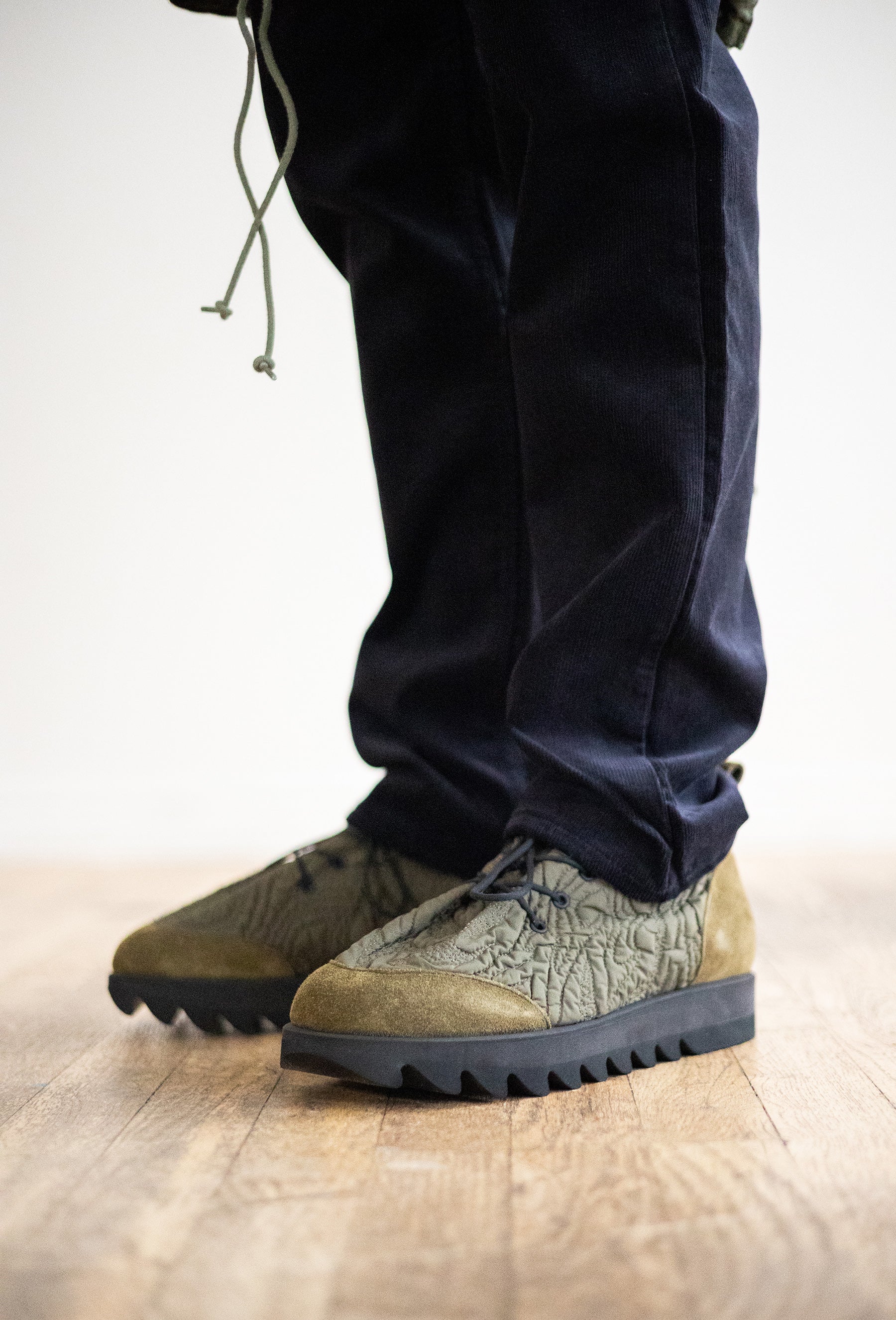 Hender Scheme - Quilting Lace - Khaki Green - Canoe Club