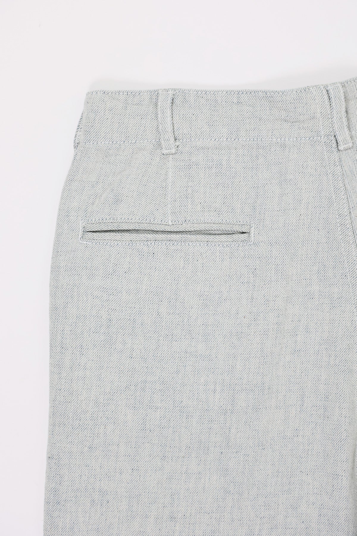 J. Press - Recycled Denim Military Trousers - Dull Denim - Canoe Club