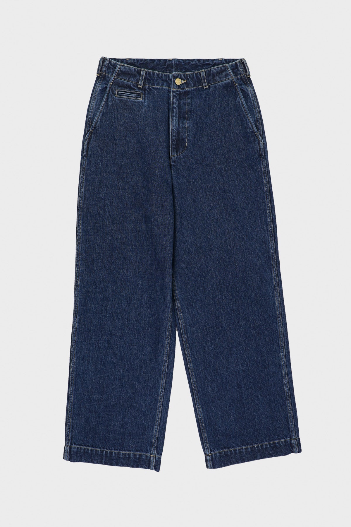 J. Press - Recycled Denim Military Trousers - Sky Blue - Canoe Club