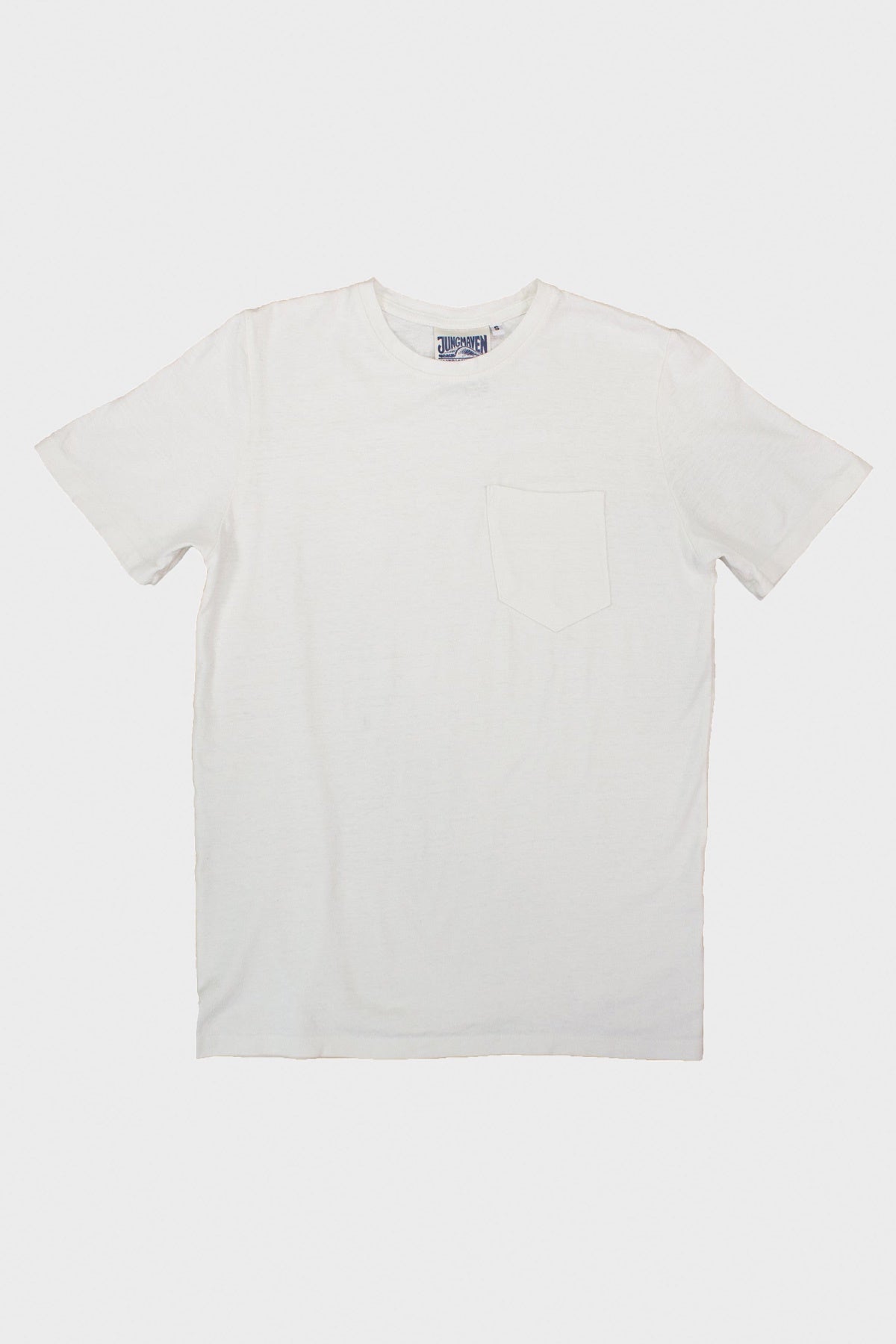 Jungmaven - Baja Pocket Tee - Washed White - Canoe Club