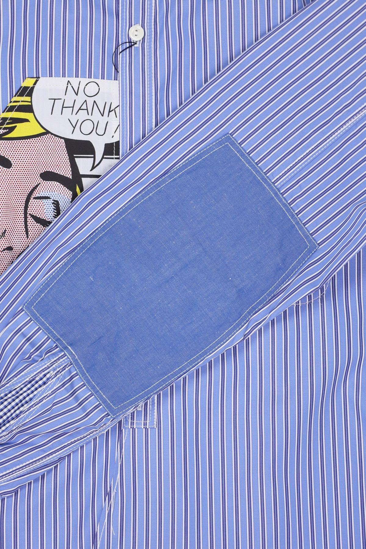 Junya Watanabe - Roy Lichtenstein Mix Cotton Shirt - Blue - Canoe Club