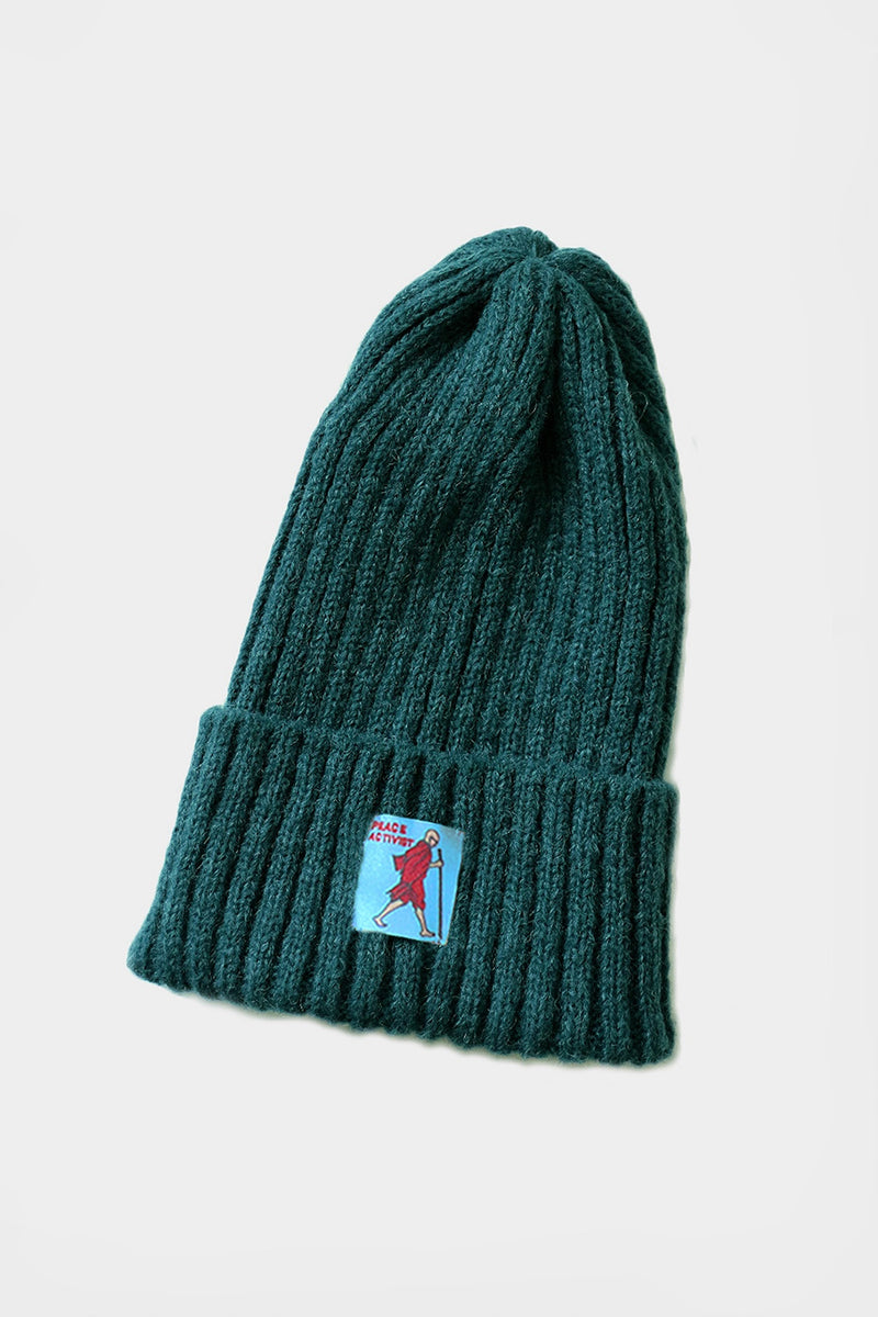 Kapital 5G Wool Knit Cap | Turquoise | Canoe Club