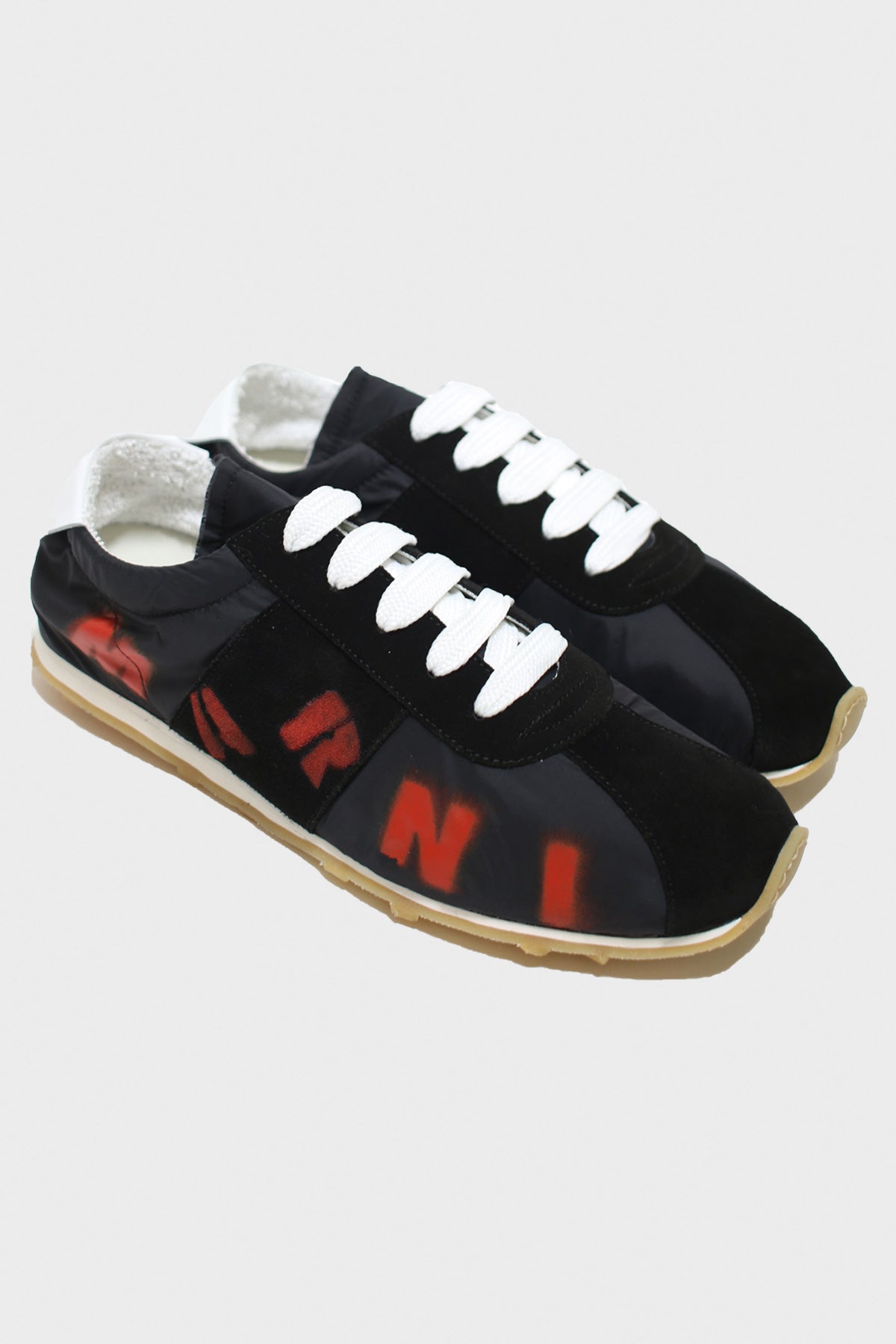 Marni - Big Foot Flat - Black/Lipstick - Canoe Club