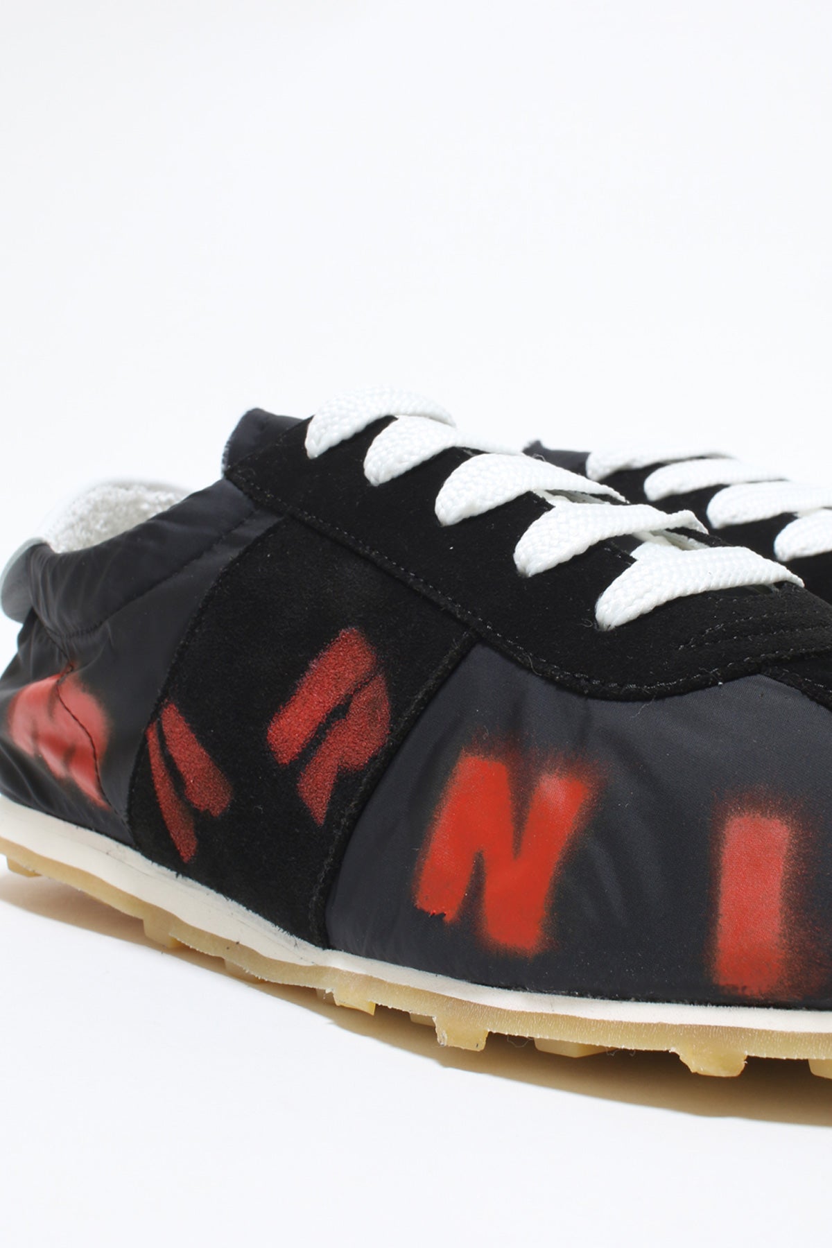 Marni - Big Foot Flat - Black/Lipstick - Canoe Club