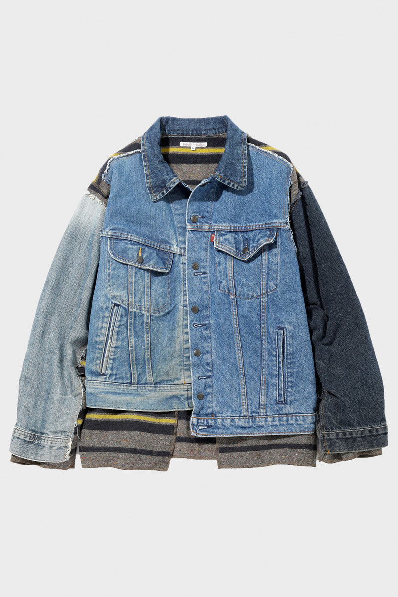 Needles Blanket Lined Reversible Jean Jacket | Denim | Canoe Club