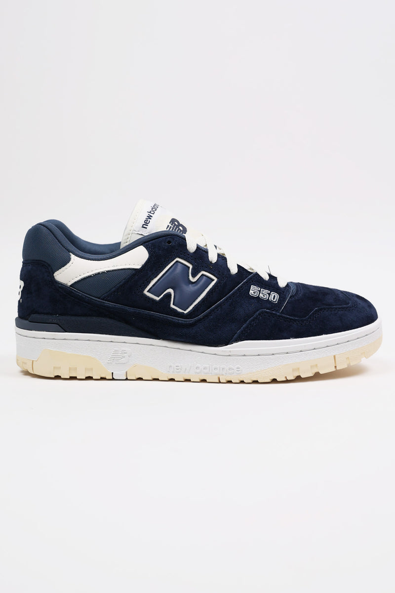 New Balance 550 Sneaker-White/Indigo-MEN\'S 8.5 / WOMEN\'S 10-NNTNB-S186 New Balance 550  main image 3