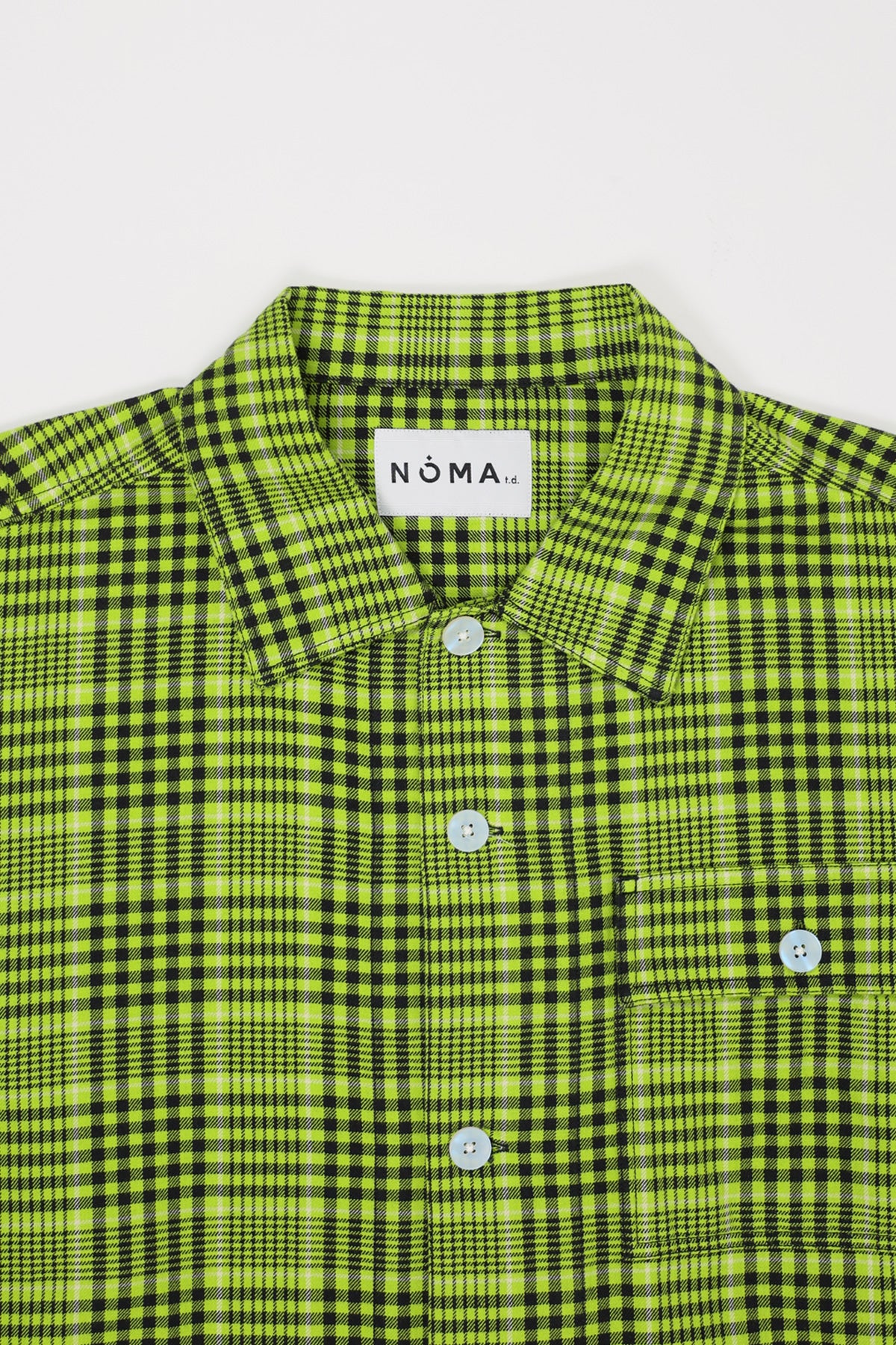 Noma t.d. - Gingham Check Coverall - Yellow - Canoe Club