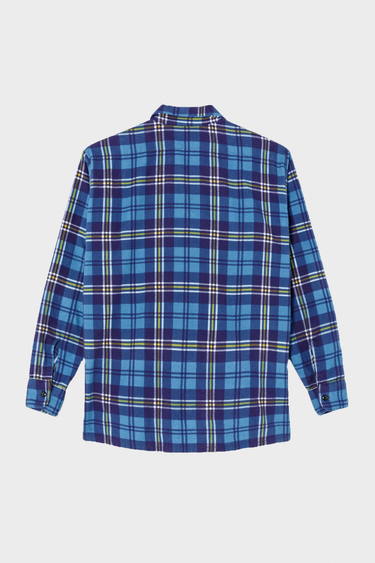 RE/DONE - 50s Plaid Straight Bottom Shirt - Navy/Blue - Canoe Club